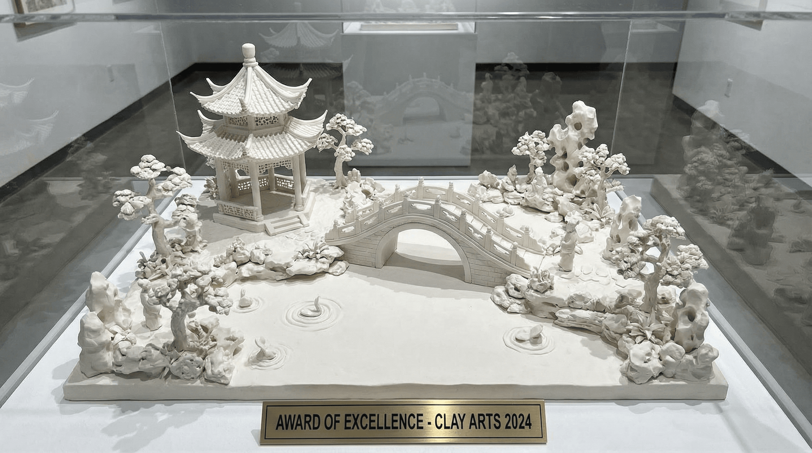 Chinese Garden Clay Render Prompt (Nano Banana 2)