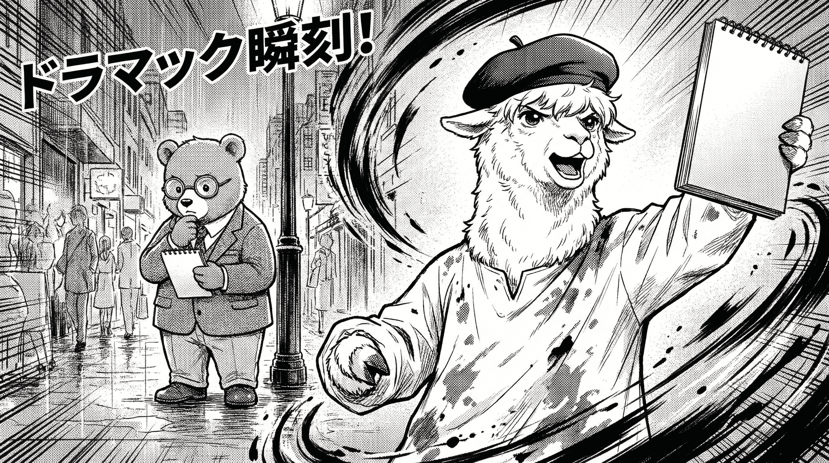 Manga IP Storyboard: Leo & Max Layout 1 (American Comic · Full Color)