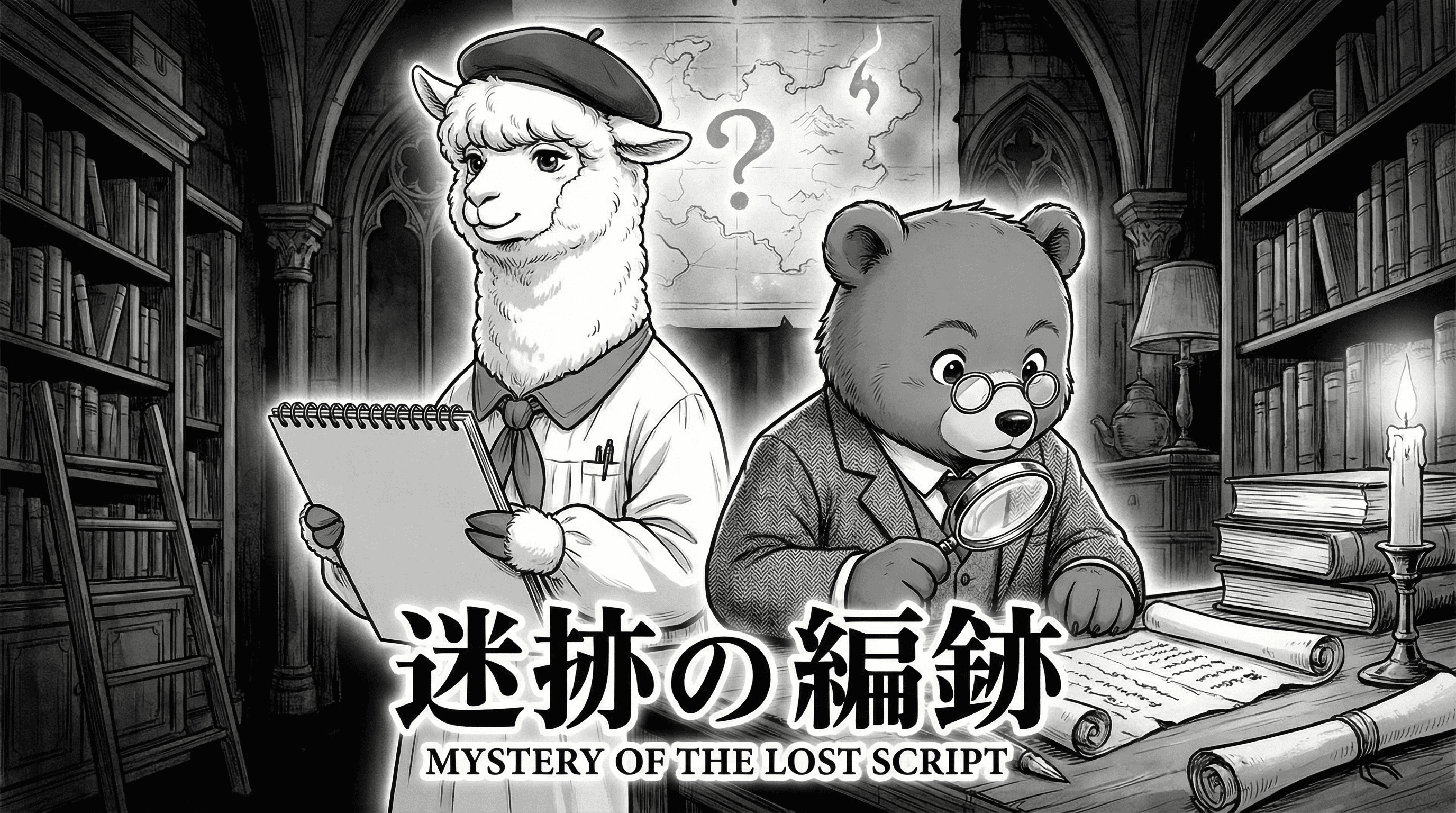 Manga IP Storyboard: Leo & Max Layout 103 (Japanese Manga · Black & White)