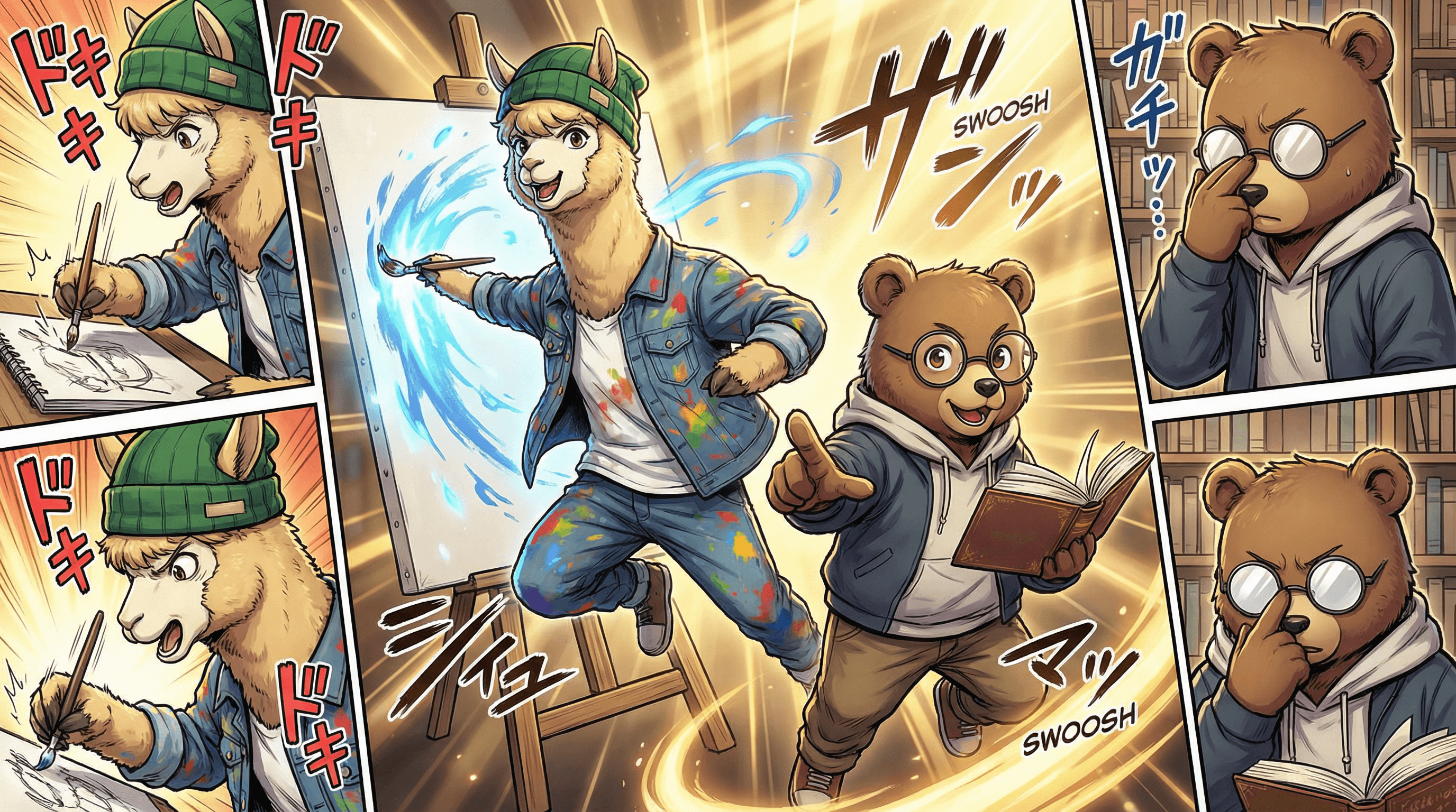 Manga IP Storyboard: Leo & Max Layout 105 (Japanese Manga · Full Color)