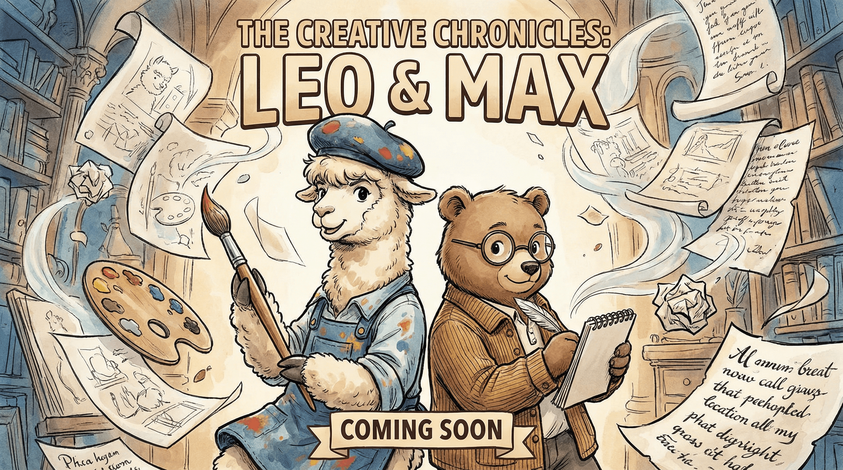 Manga IP Storyboard: Leo & Max Layout 112 (Korean Webtoon · Full Color)