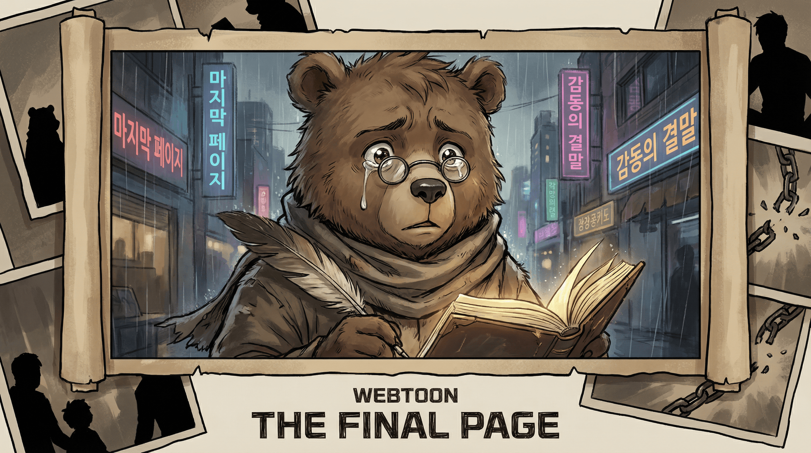 Manga IP Storyboard: Leo & Max Layout 113 (Korean Webtoon · Full Color)