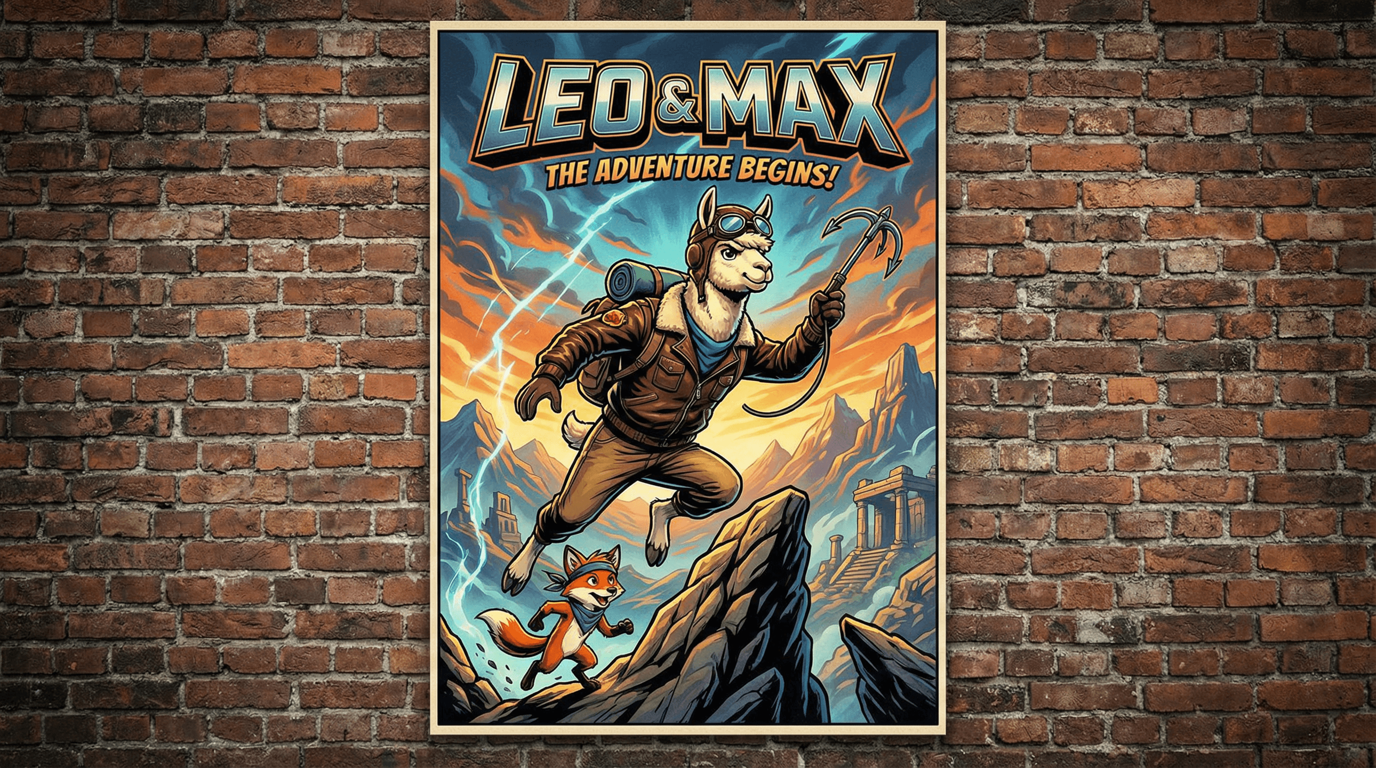 Manga IP Storyboard: Leo & Max Layout 114 (American Comic · Full Color)