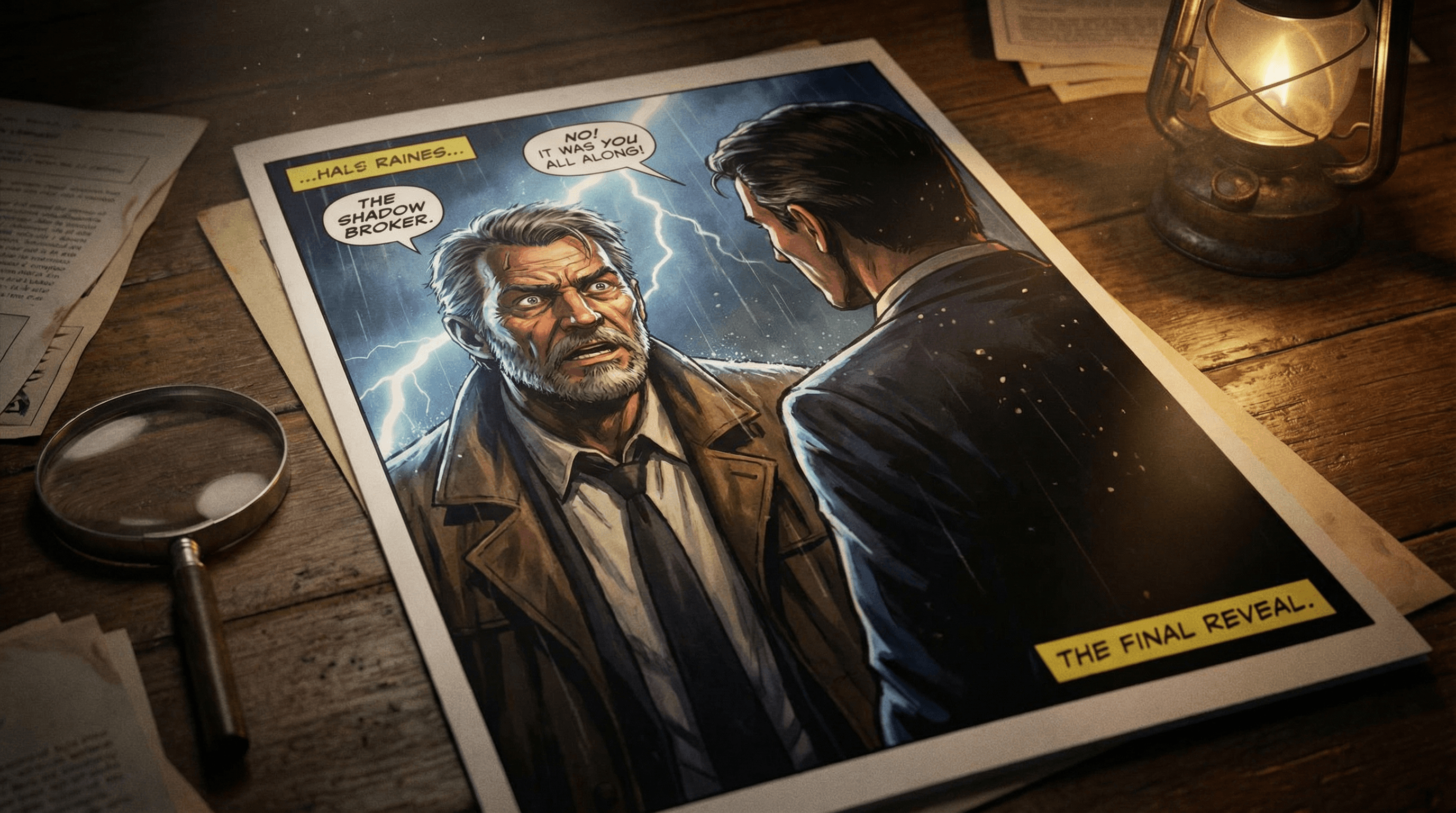 Manga IP Storyboard: Leo & Max Layout 116 (American Comic · Full Color)