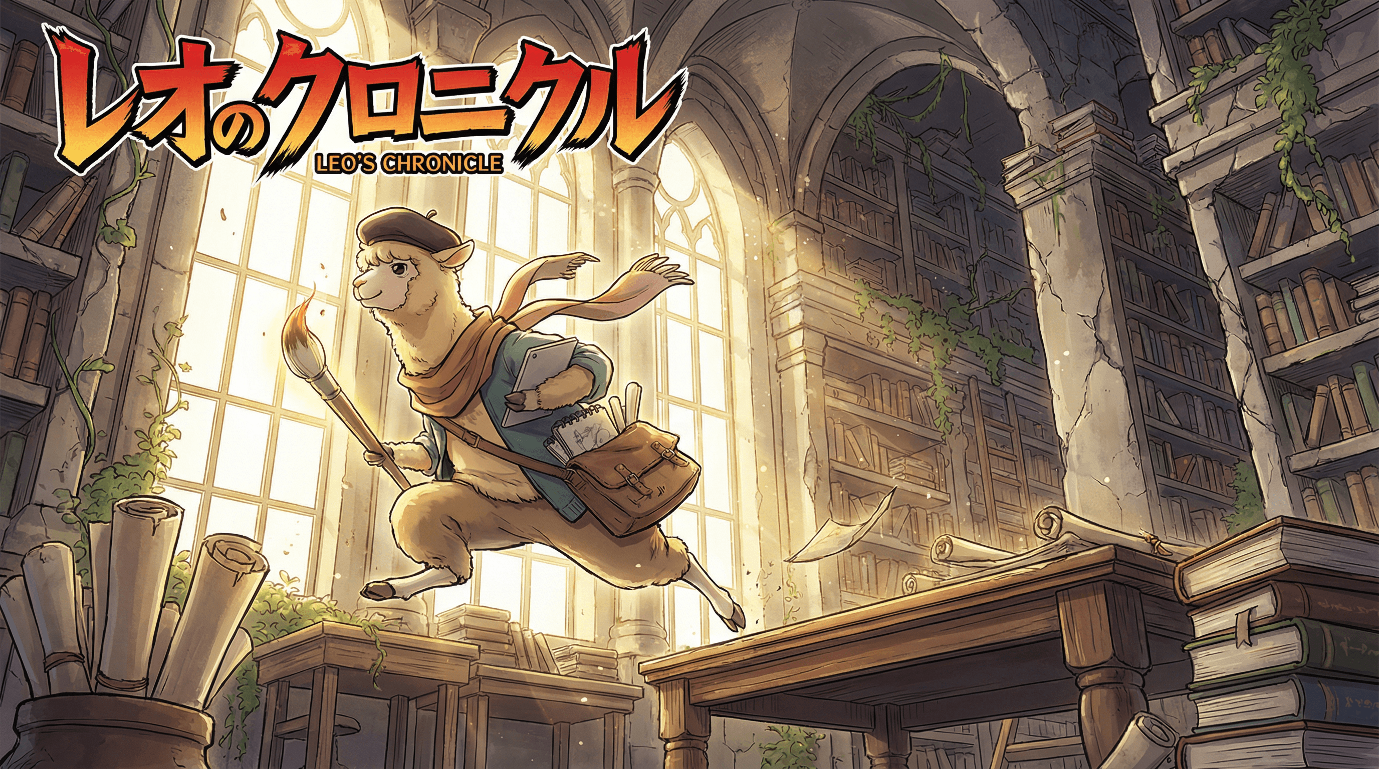 Manga IP Storyboard: Leo & Max Layout 117 (Japanese Manga · Full Color)