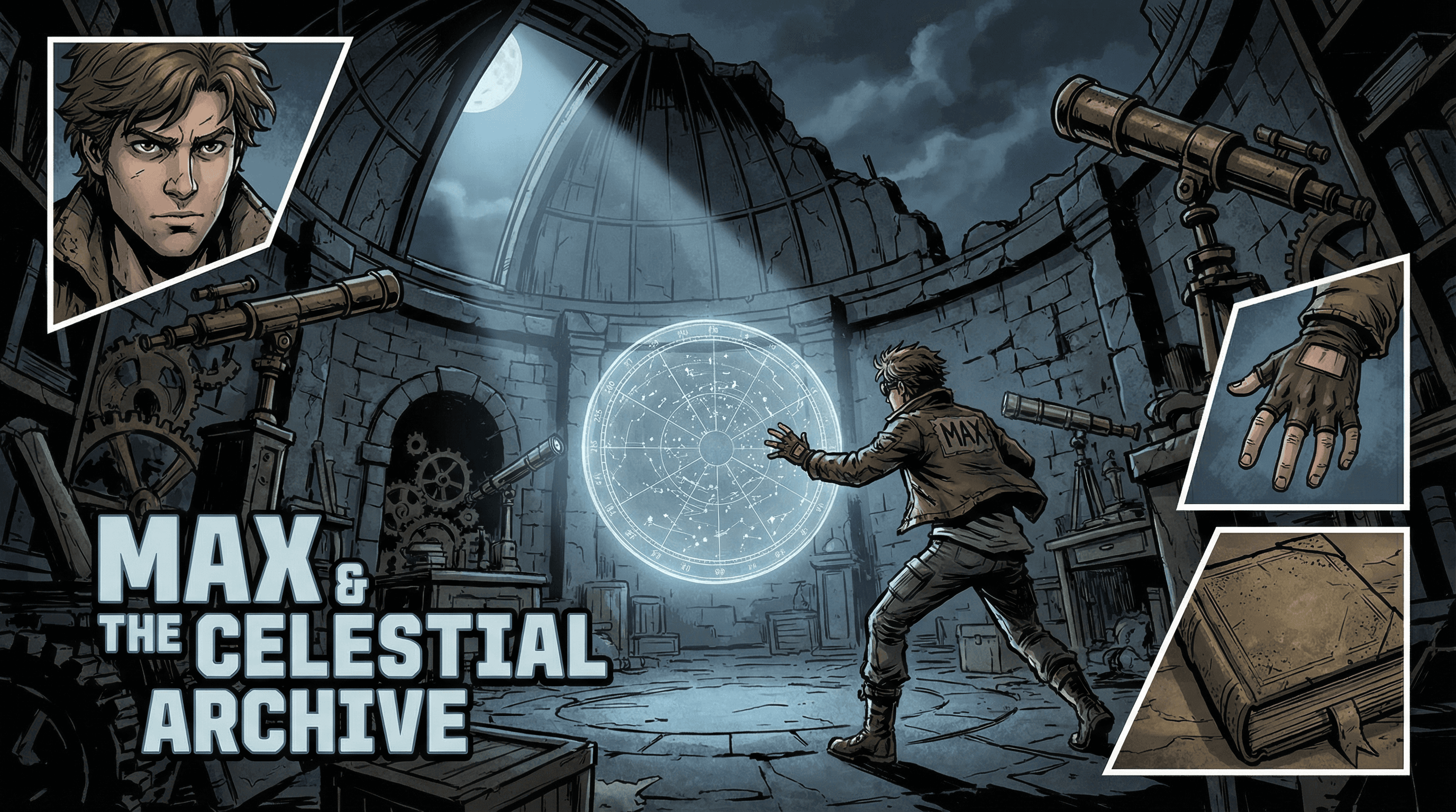 Manga IP Storyboard: Leo & Max Layout 126 (American Comic · Full Color)