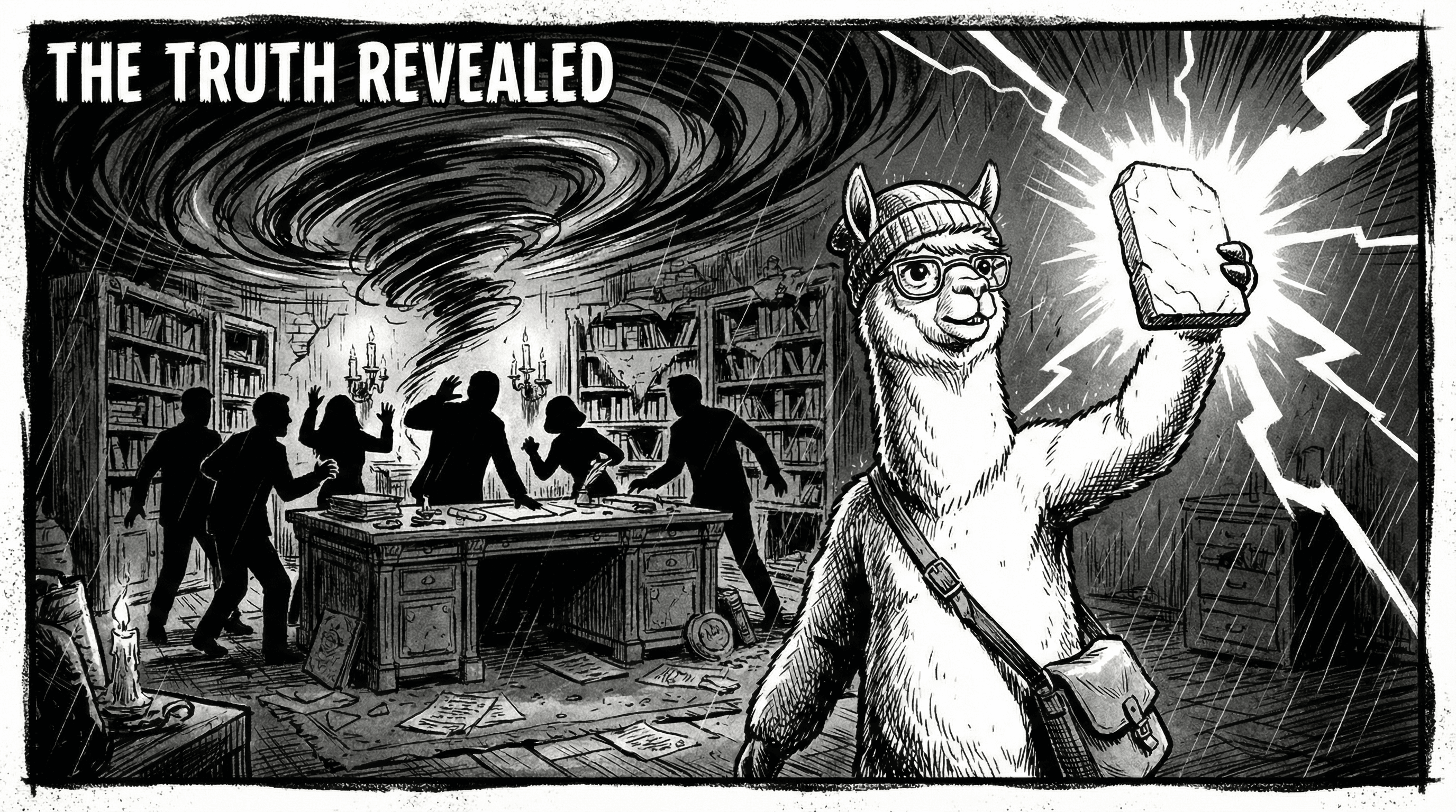 Manga IP Storyboard: Leo & Max Layout 127 (American Comic · Black & White)