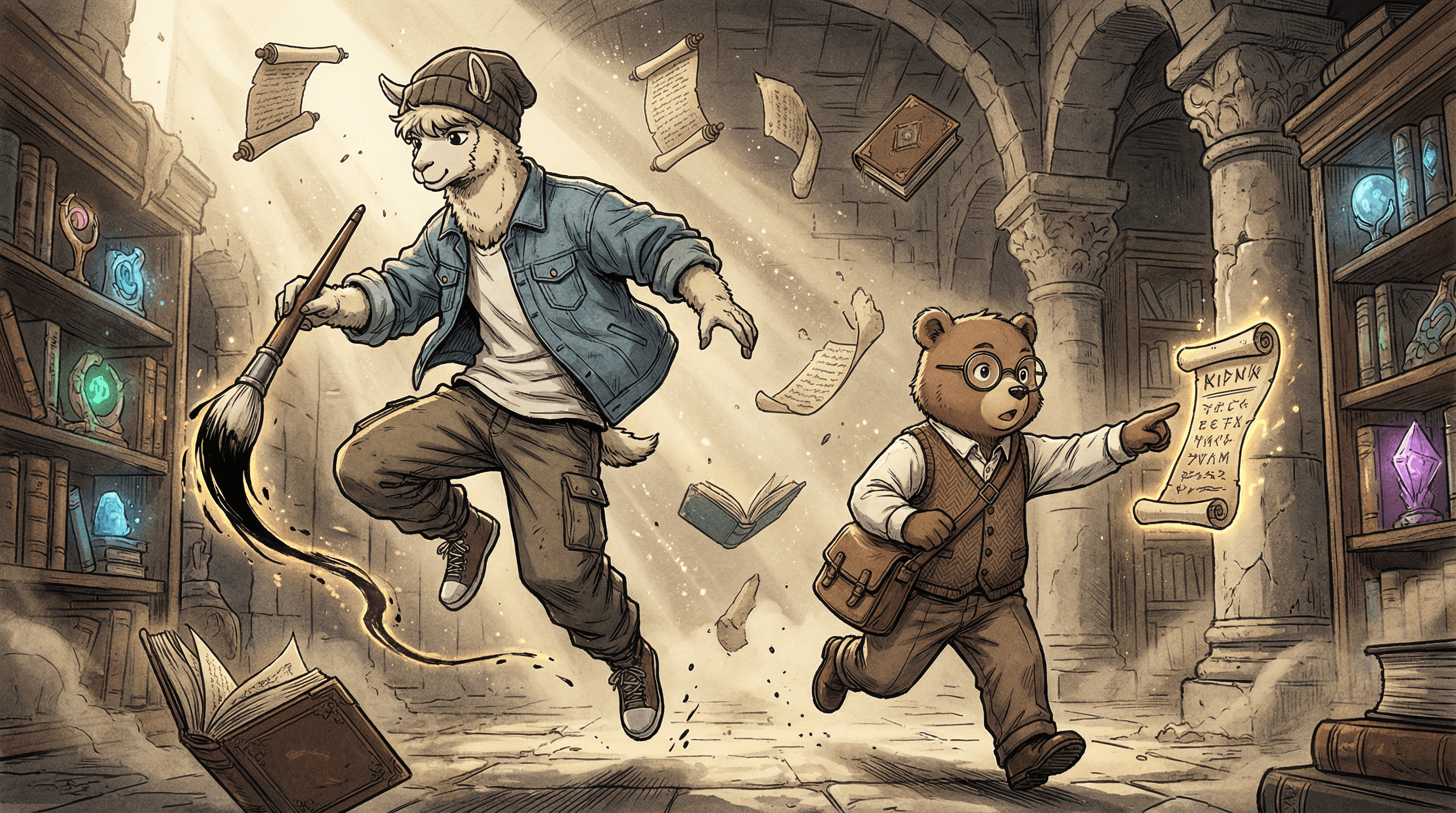 Manga IP Storyboard: Leo & Max Layout 128 (Japanese Manga · Full Color)