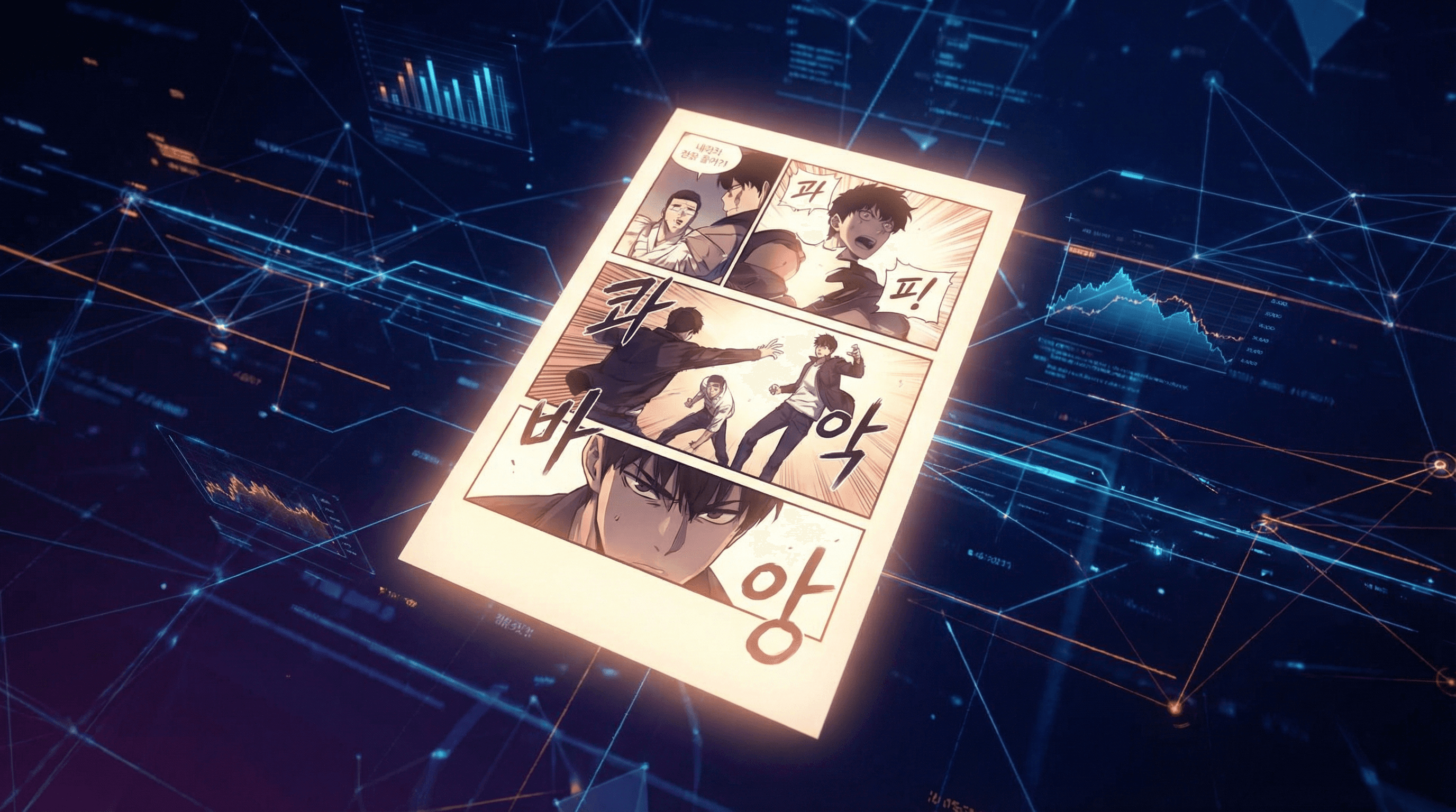 Manga IP Storyboard: Leo & Max Layout 143 (Korean Webtoon · Full Color)