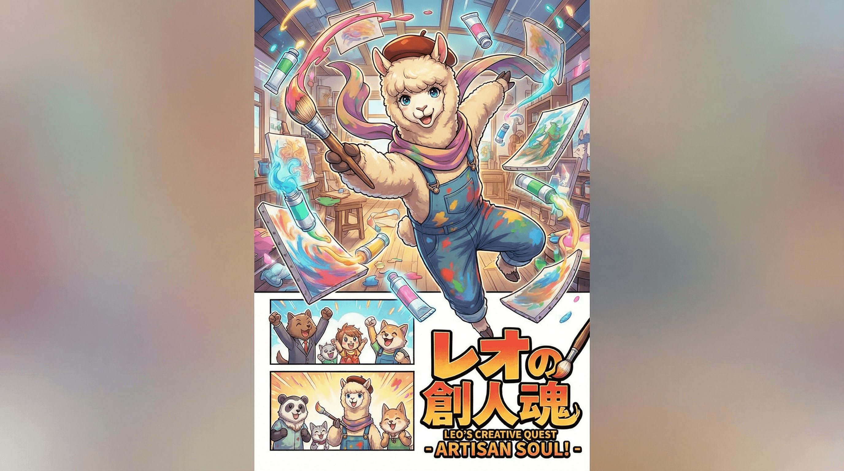 Manga IP Storyboard: Leo & Max Layout 146 (Japanese Manga · Full Color)