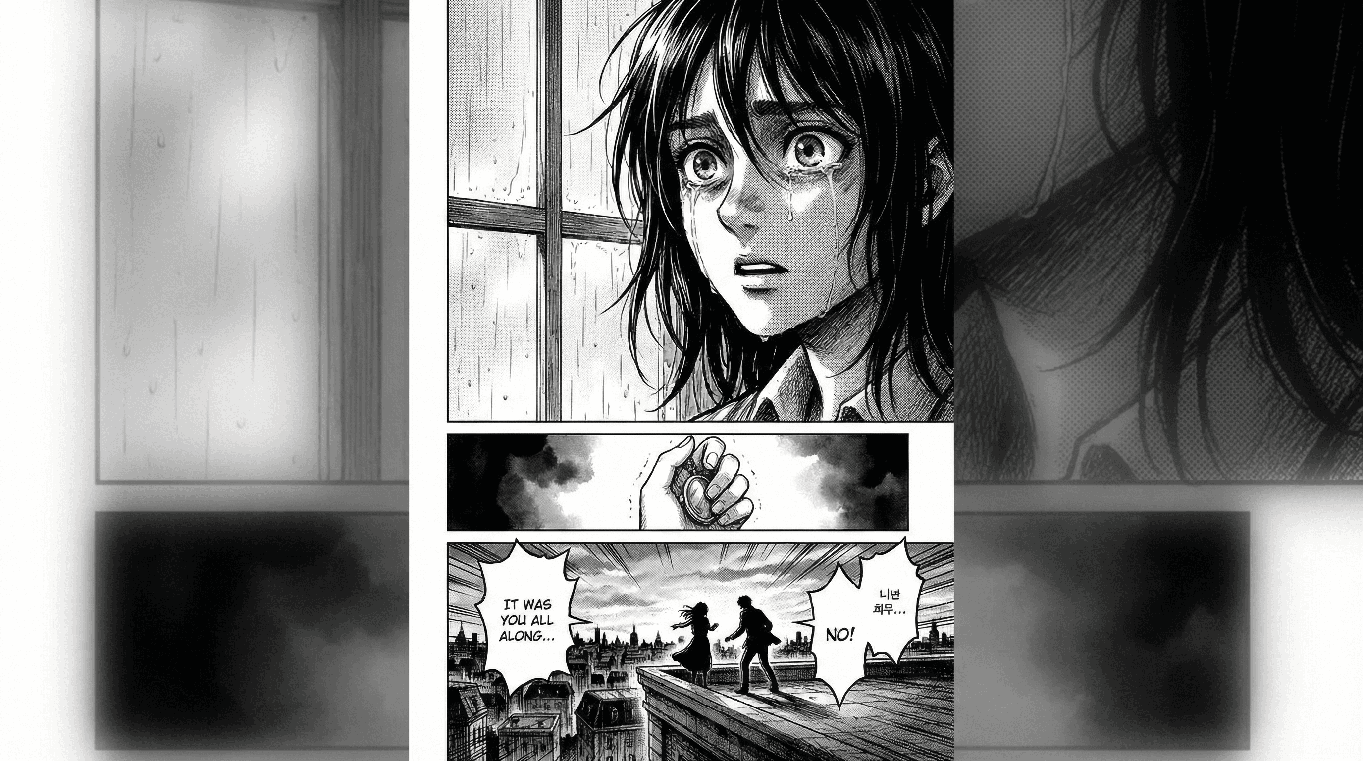 Manga IP Storyboard: Leo & Max Layout 152 (Korean Webtoon · Black & White)