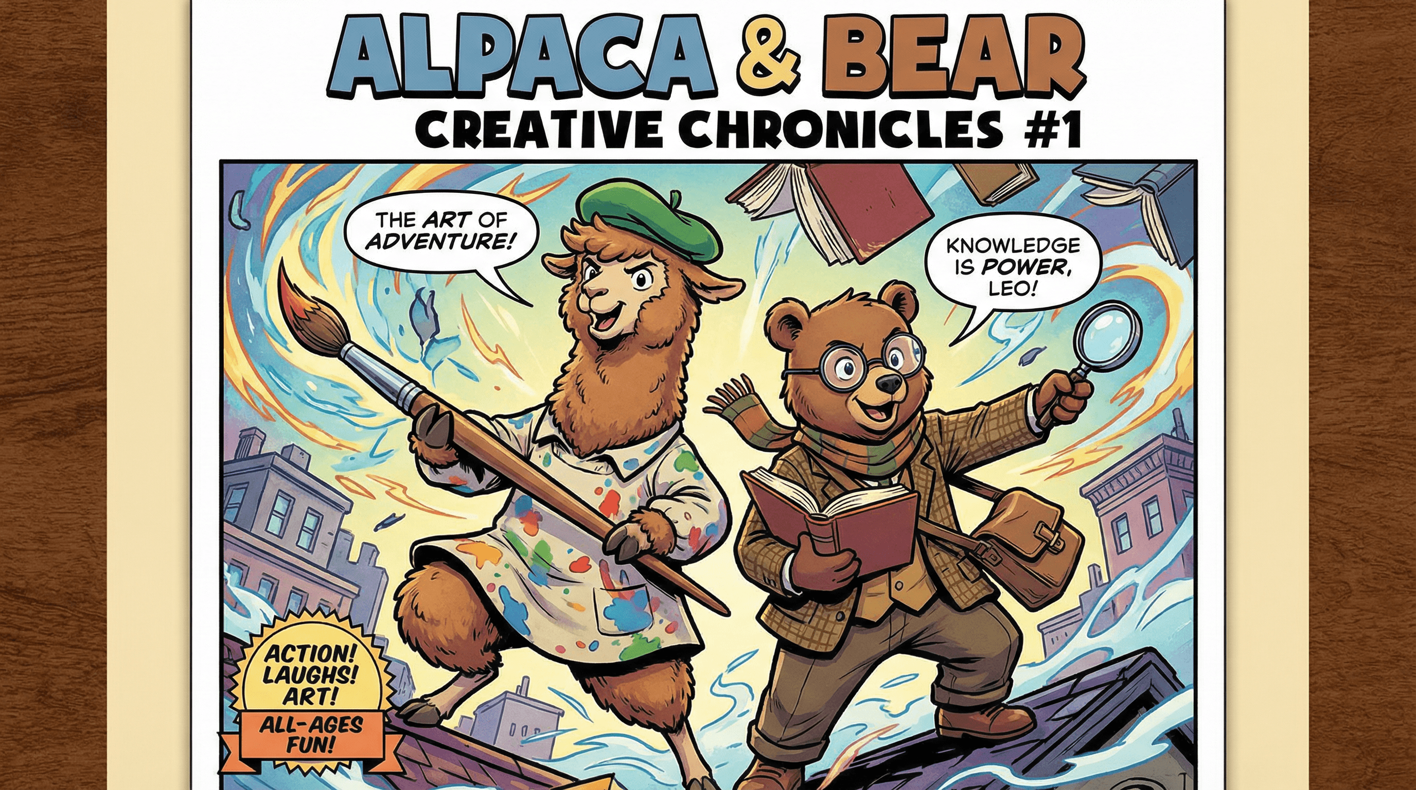 Manga IP Storyboard: Leo & Max Layout 158 (American Comic · Full Color)