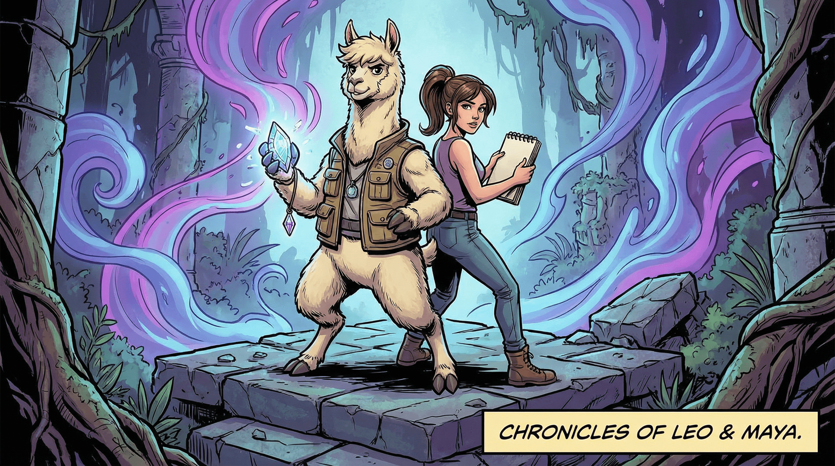 Manga IP Storyboard: Leo & Max Layout 161 (American Comic · Full Color)