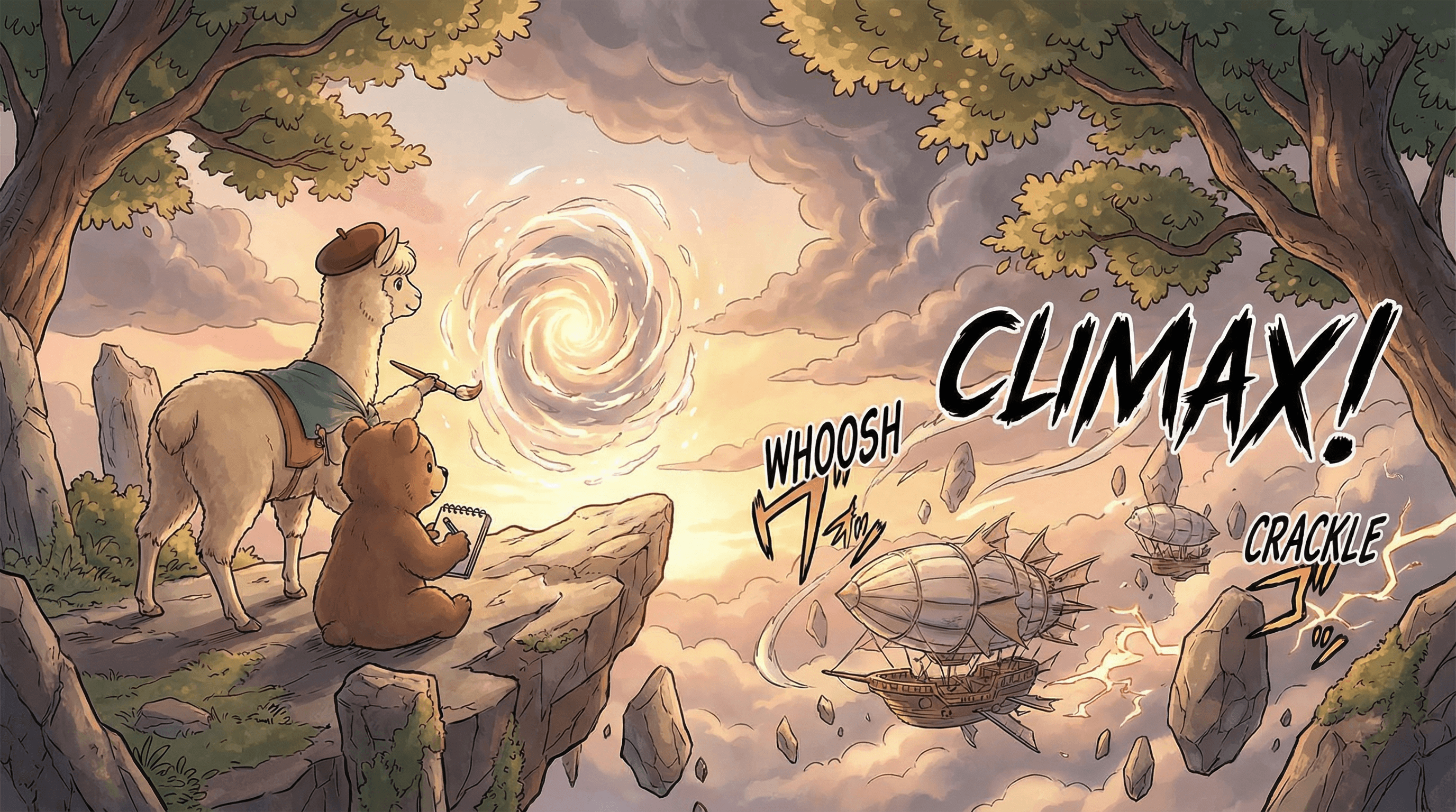 Manga IP Storyboard: Leo & Max Layout 166 (Japanese Manga · Full Color)