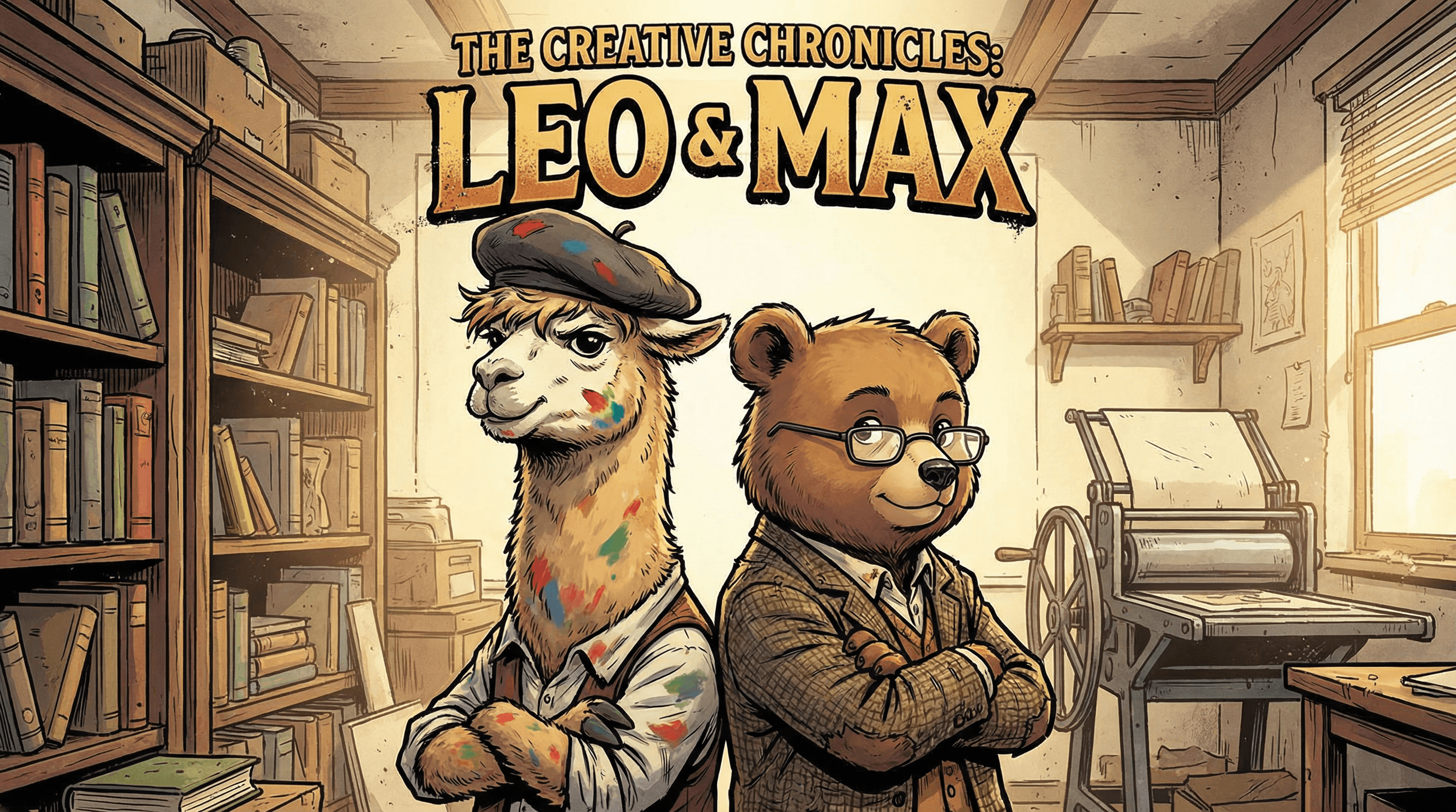 Manga IP Storyboard: Leo & Max Layout 173 (American Comic · Full Color)