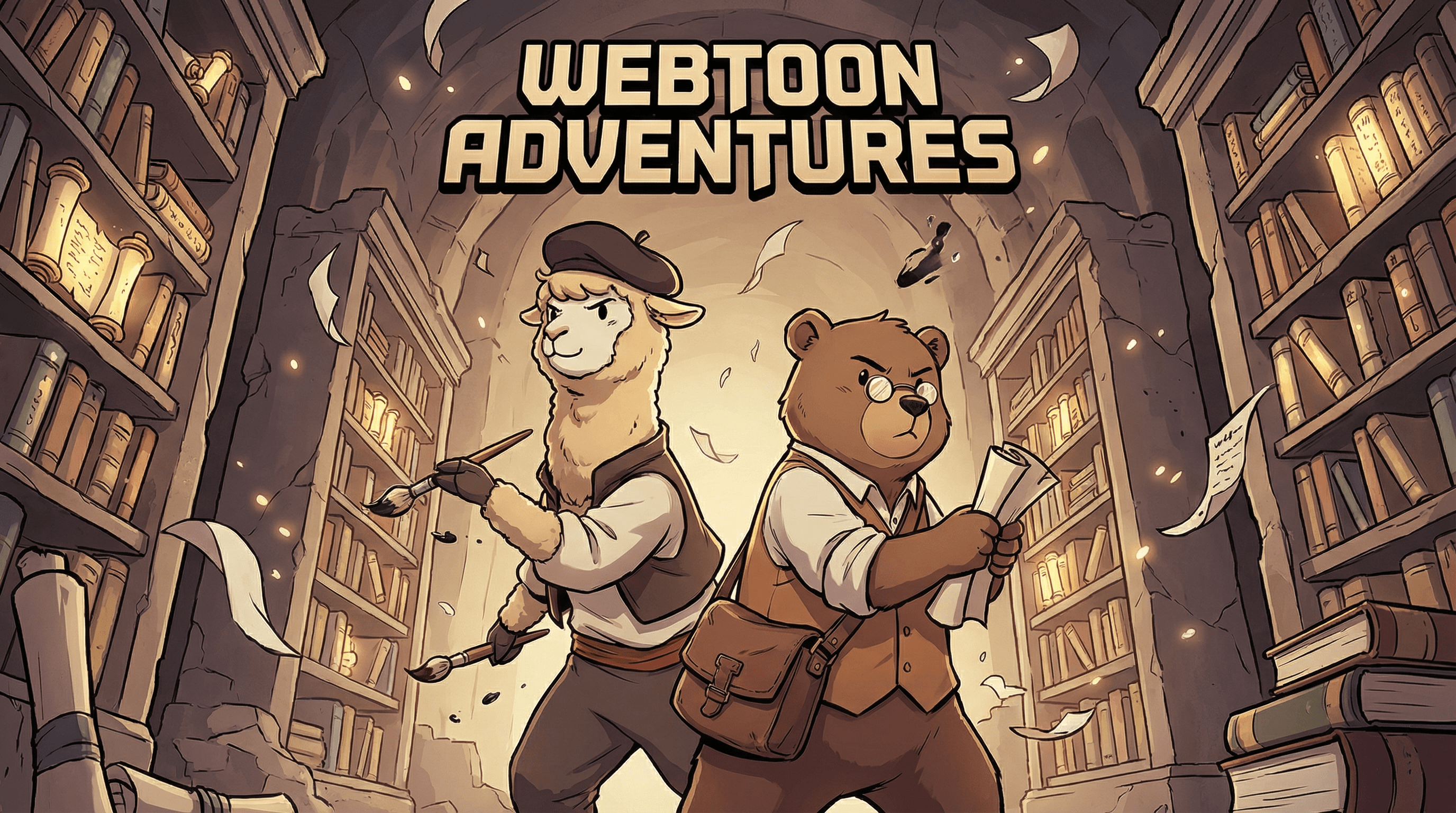 Manga IP Storyboard: Leo & Max Layout 174 (Korean Webtoon · Full Color)