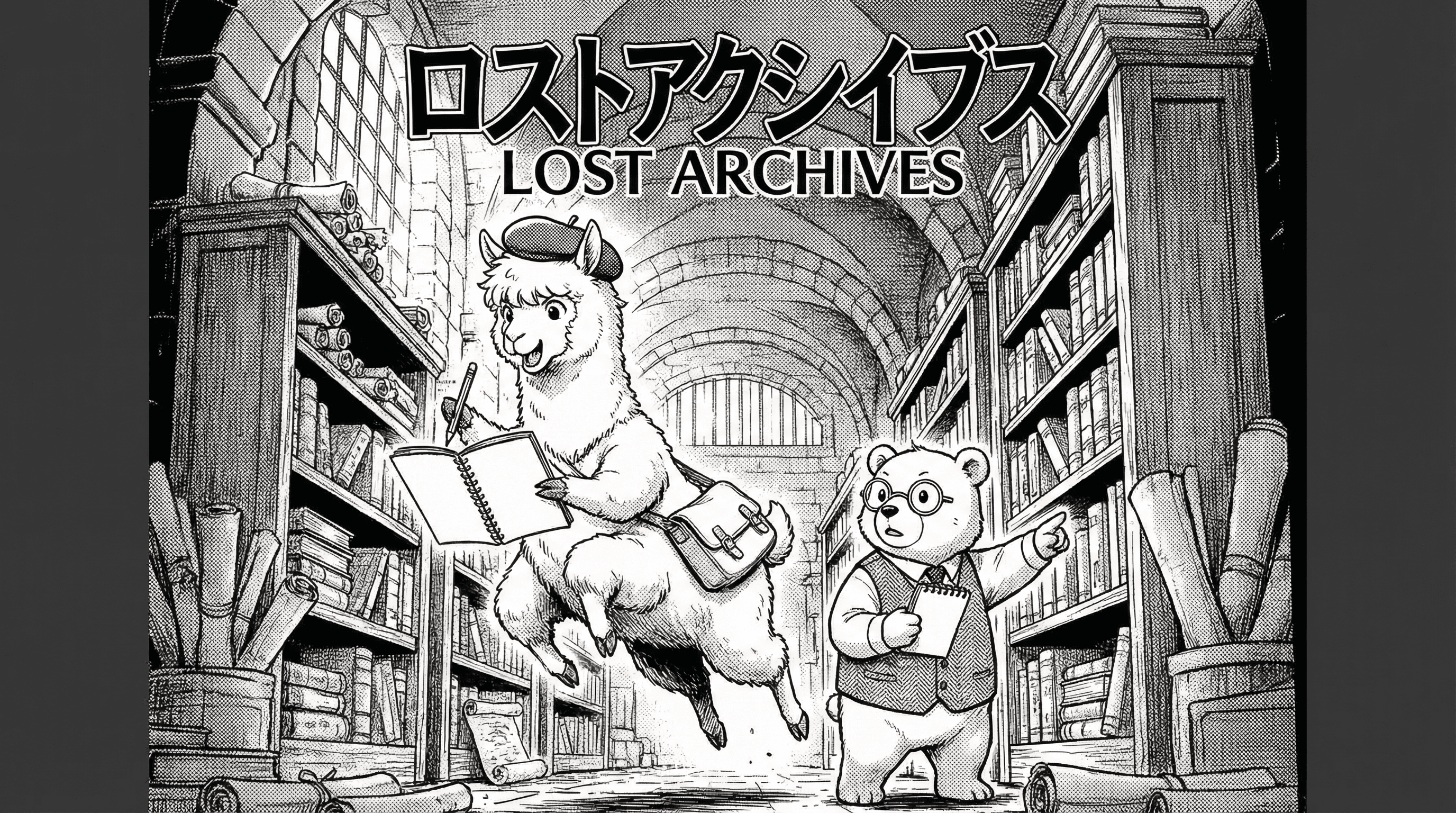 Manga IP Storyboard: Leo & Max Layout 175 (Japanese Manga · Black & White)