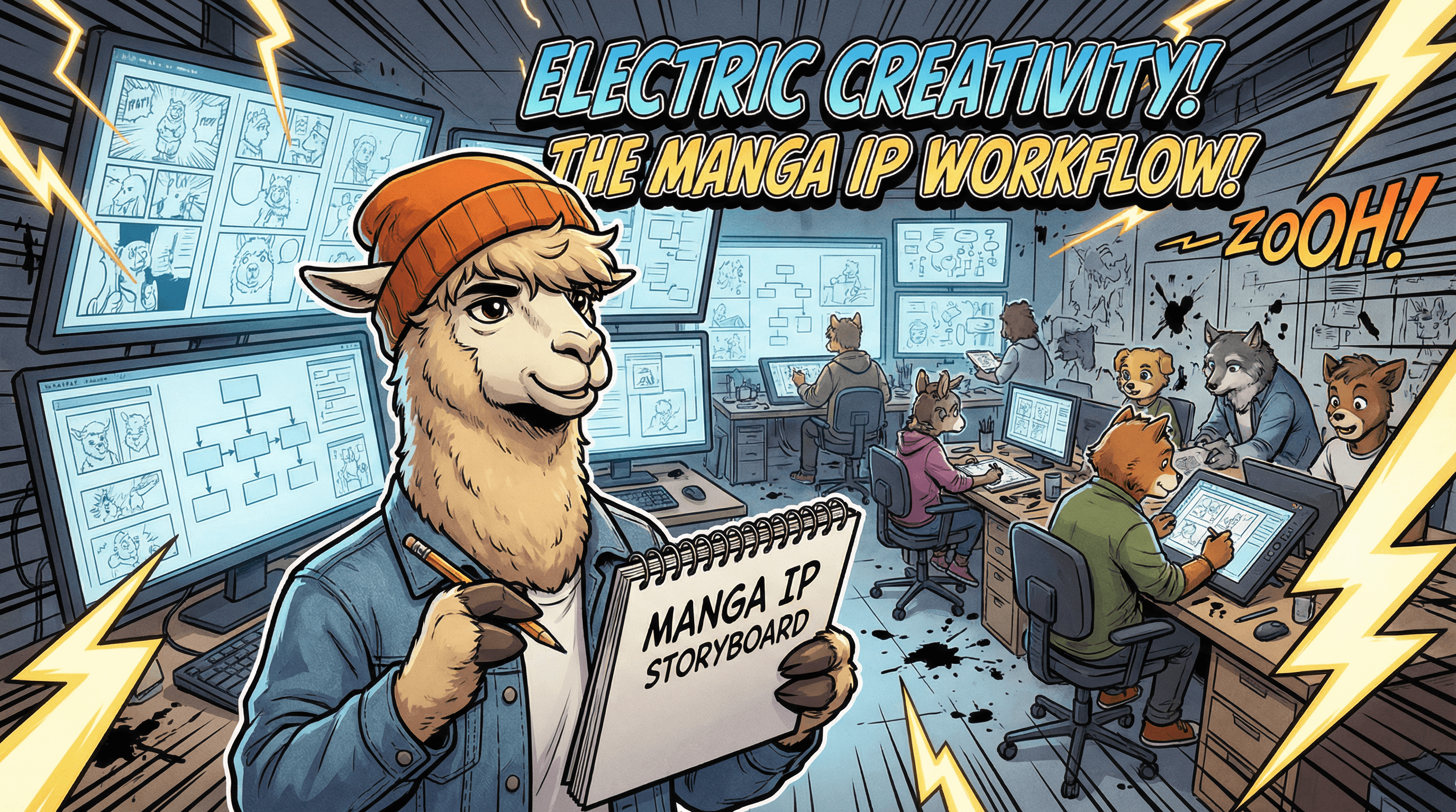 Manga IP Storyboard: Leo & Max Layout 185 (American Comic · Full Color)