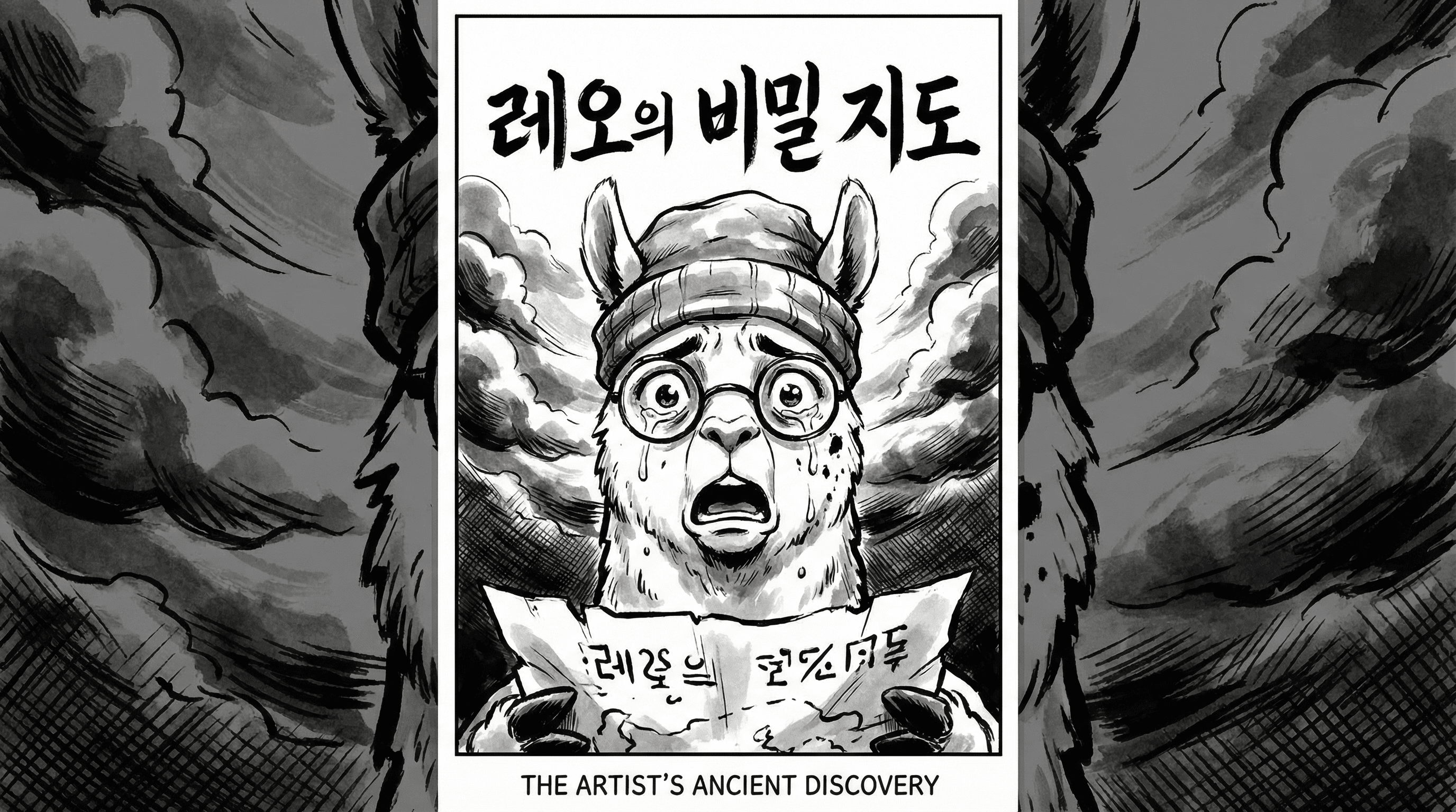 Manga IP Storyboard: Leo & Max Layout 2 (American Comic · Black & White)