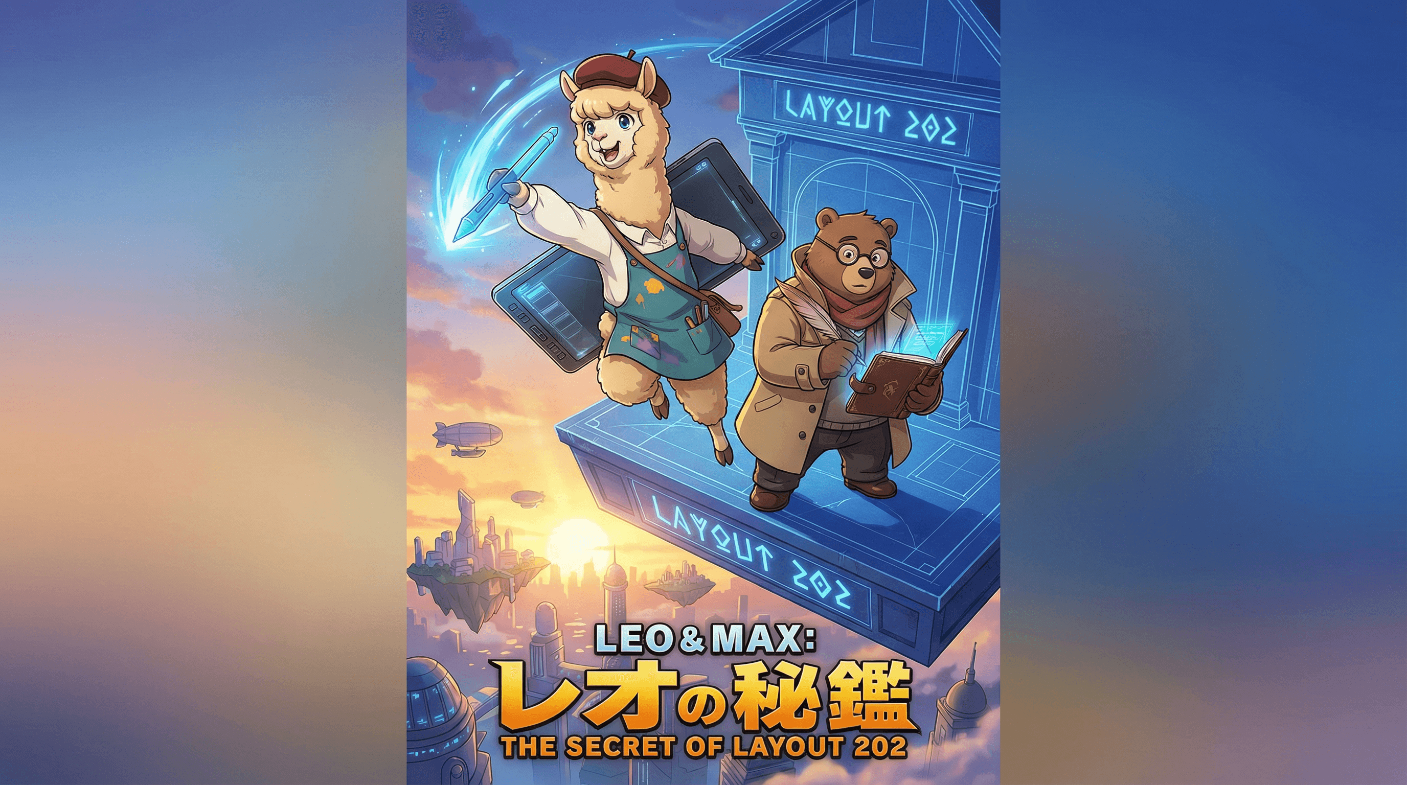 Manga IP Storyboard: Leo & Max Layout 202 (Japanese Manga · Full Color)