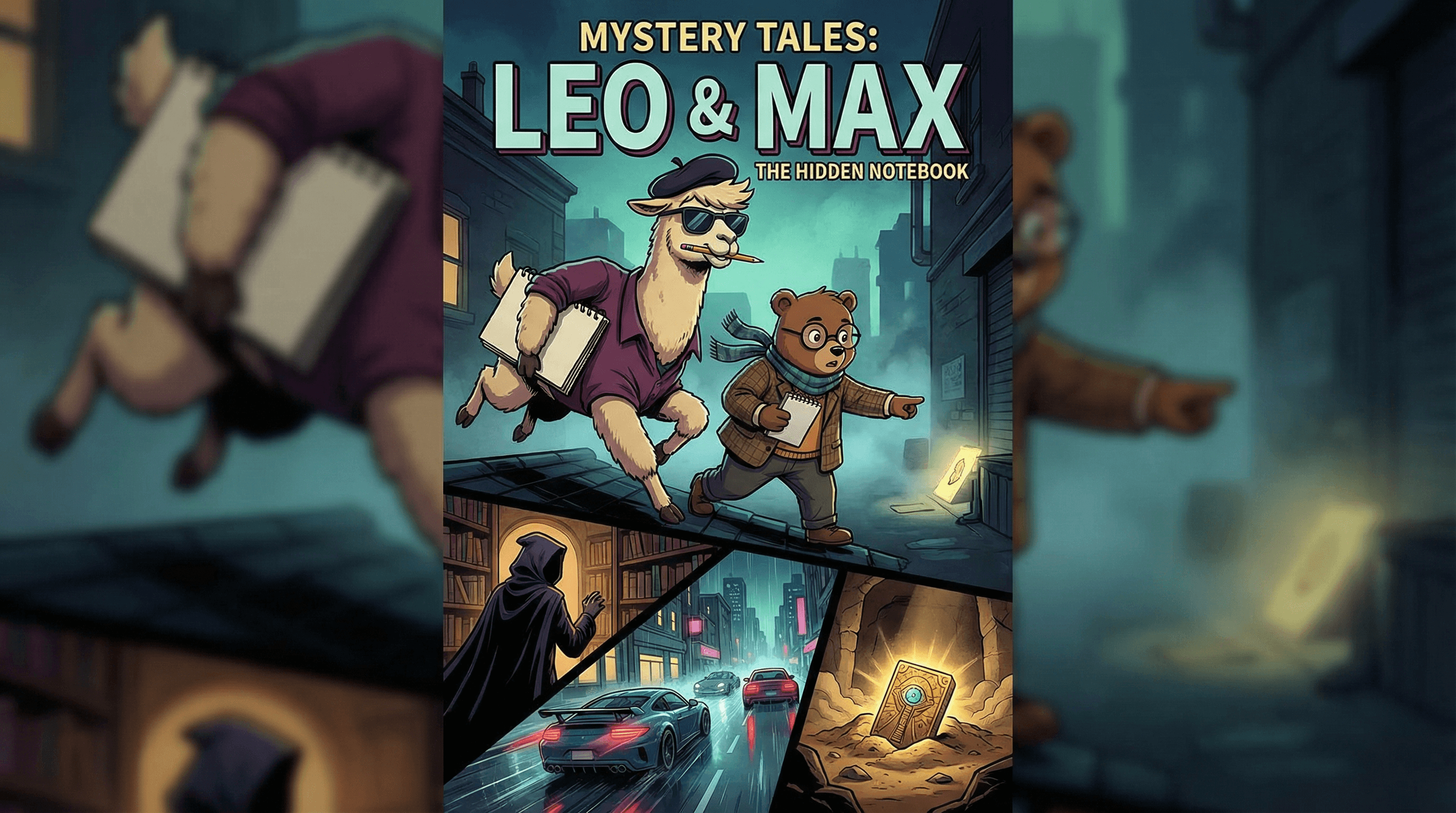 Manga IP Storyboard: Leo & Max Layout 206 (American Comic · Full Color)