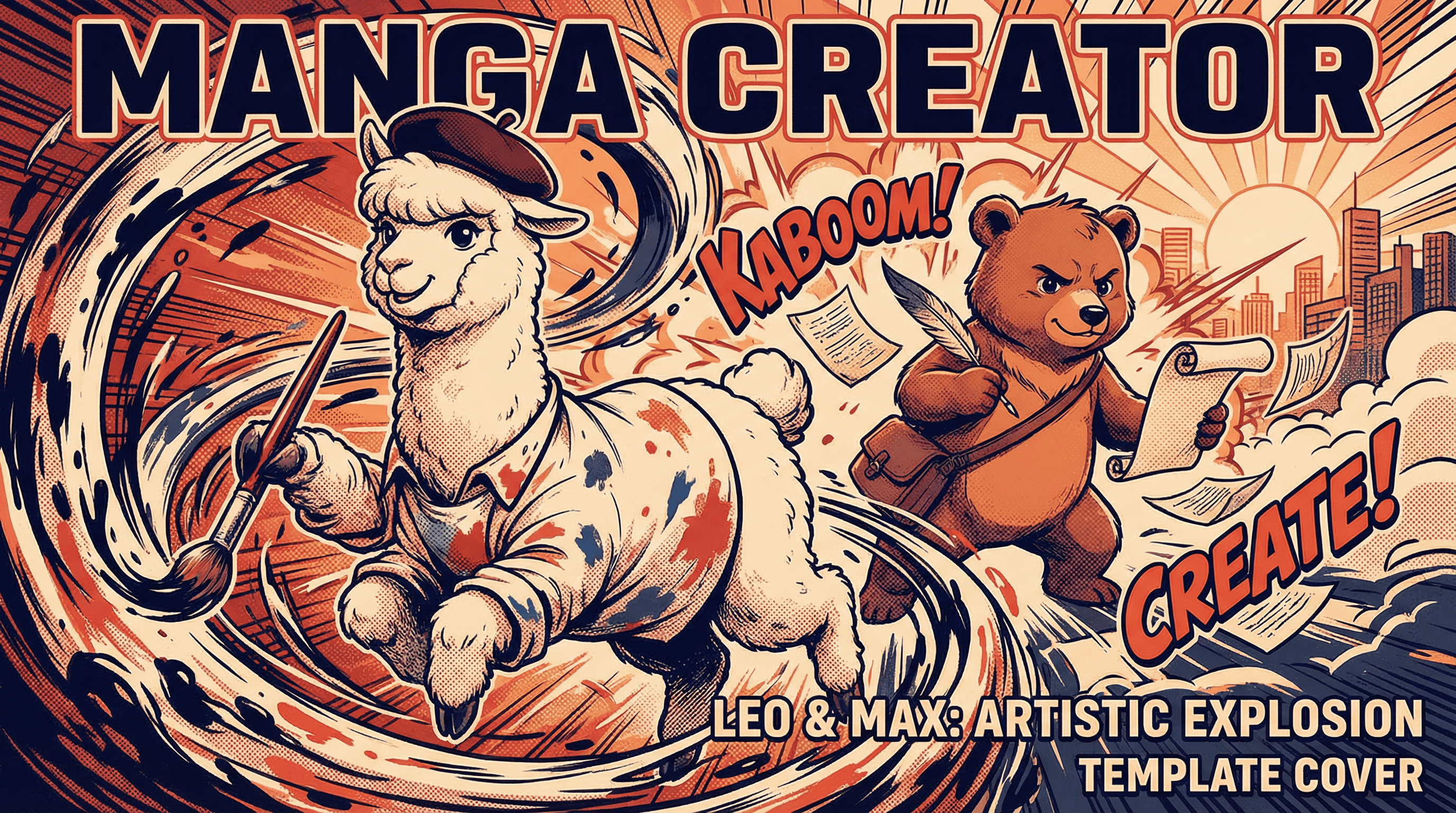 Manga IP Storyboard: Leo & Max Layout 211 (Japanese Manga · Full Color)