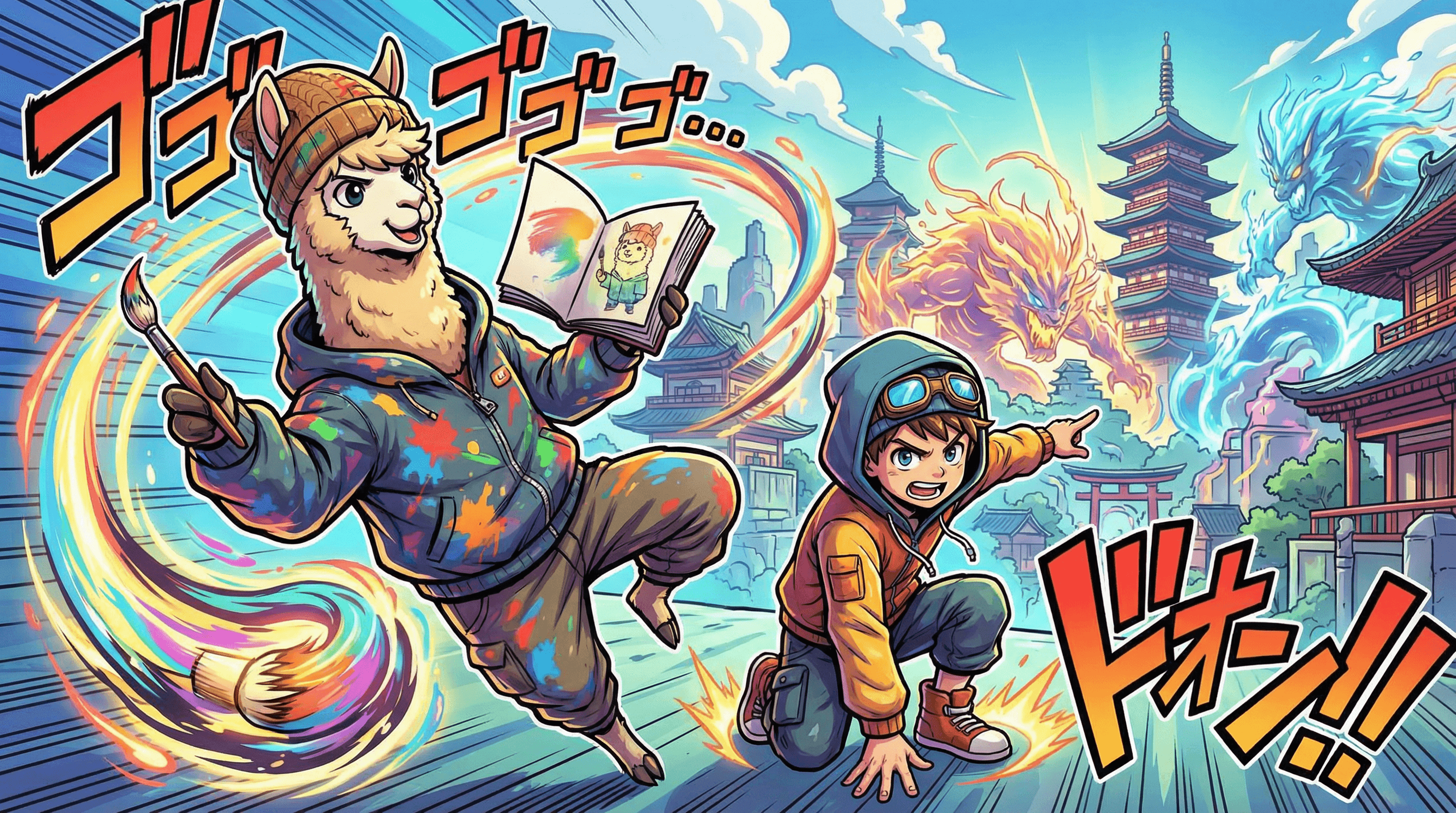 Manga IP Storyboard: Leo & Max Layout 214 (Japanese Manga · Full Color)