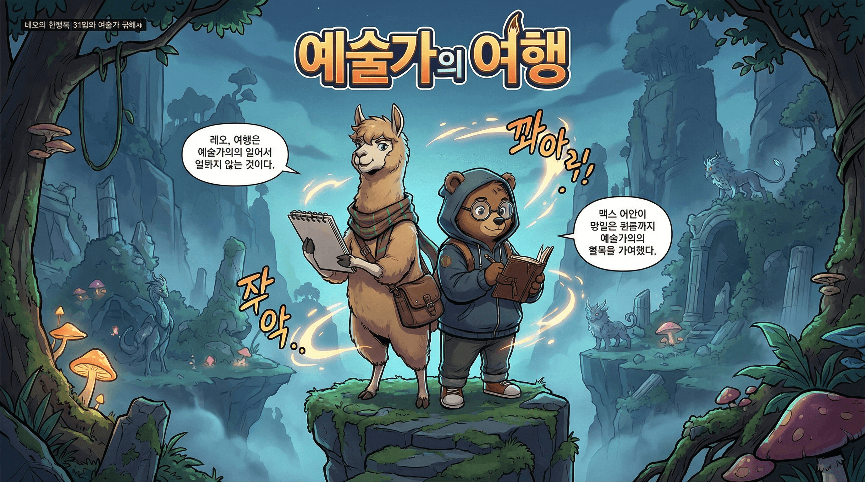 Manga IP Storyboard: Leo & Max Layout 219 (Korean Webtoon · Full Color)