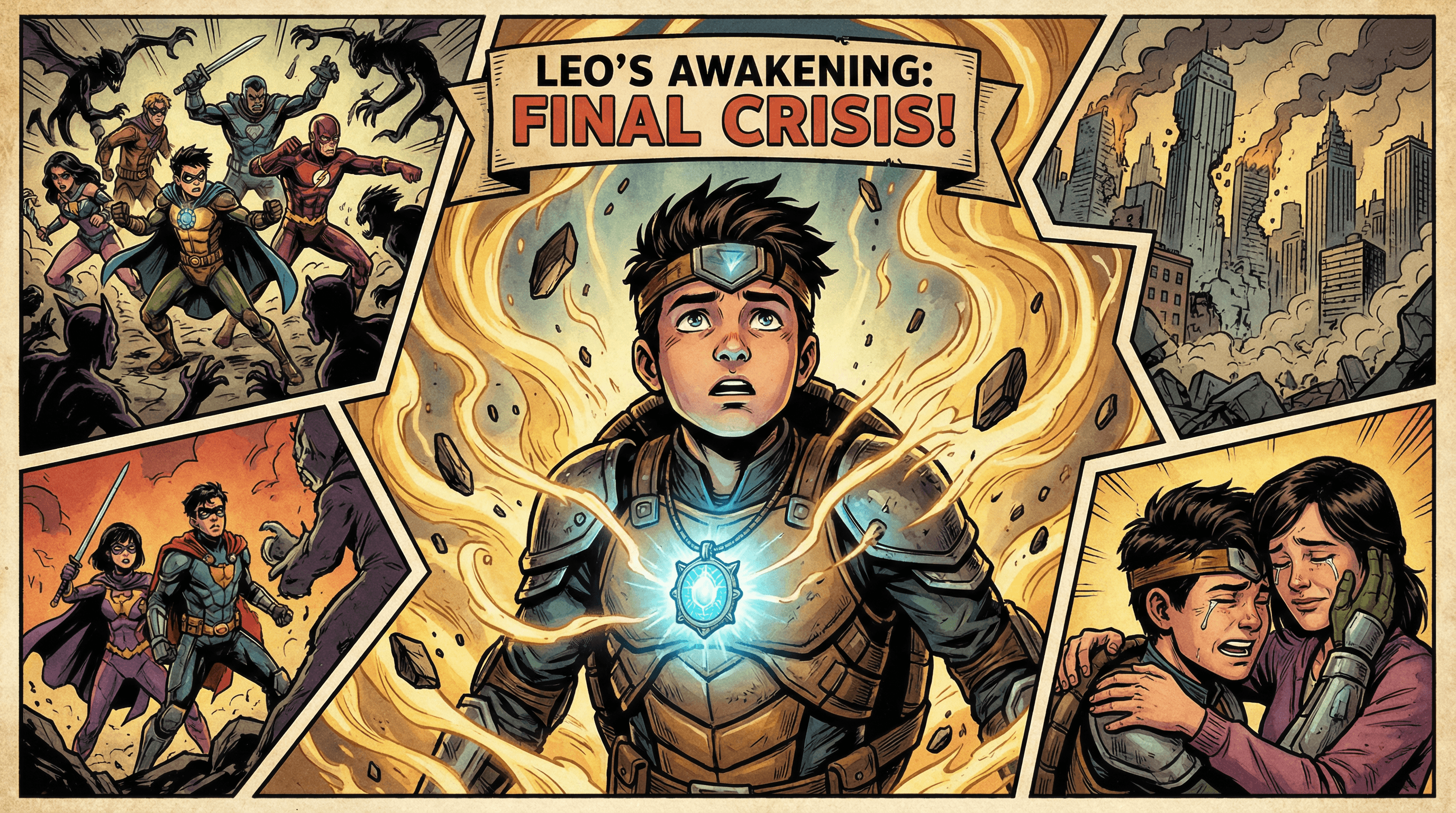 Manga IP Storyboard: Leo & Max Layout 22 (American Comic · Full Color)