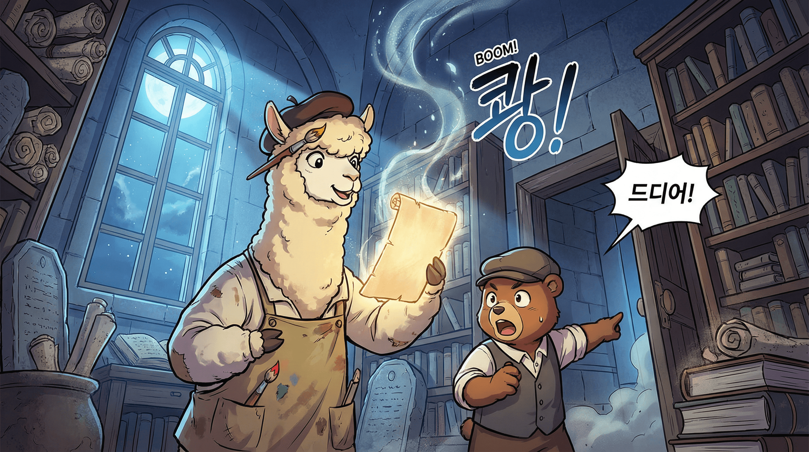 Manga IP Storyboard: Leo & Max Layout 226 (Korean Webtoon · Full Color)