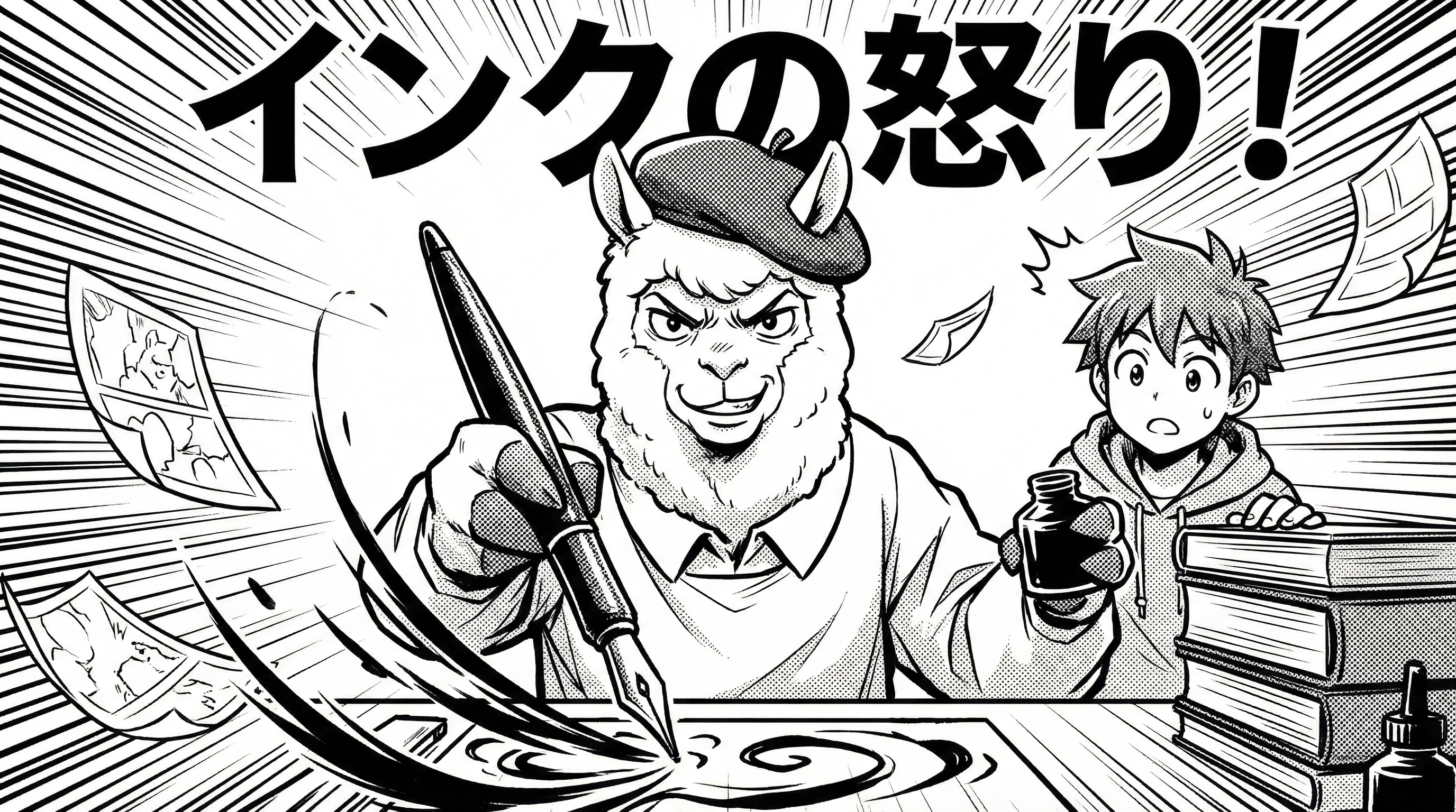 Manga IP Storyboard: Leo & Max Layout 230 (Japanese Manga · Black & White)