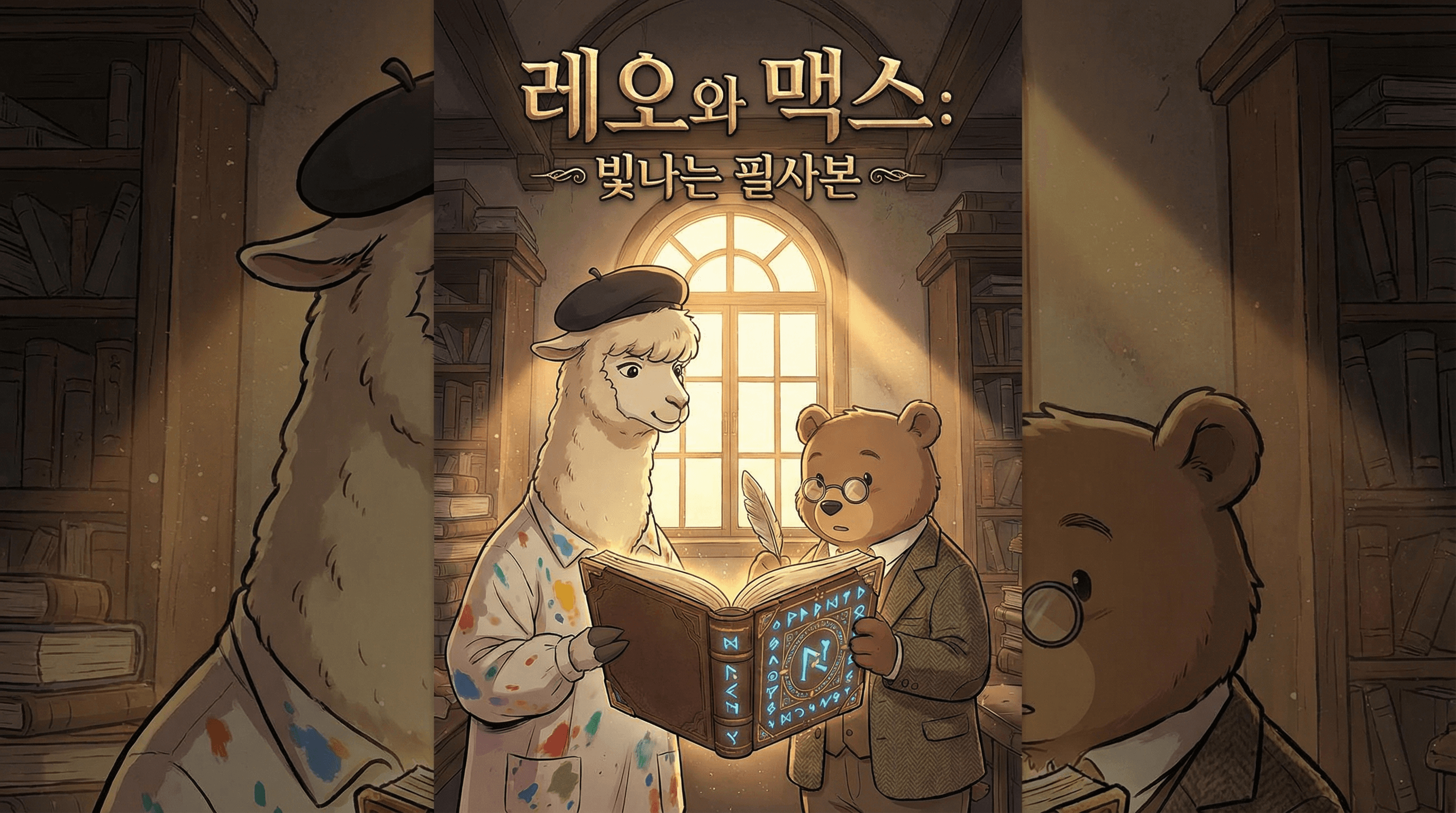 Manga IP Storyboard: Leo & Max Layout 239 (Korean Webtoon · Full Color)