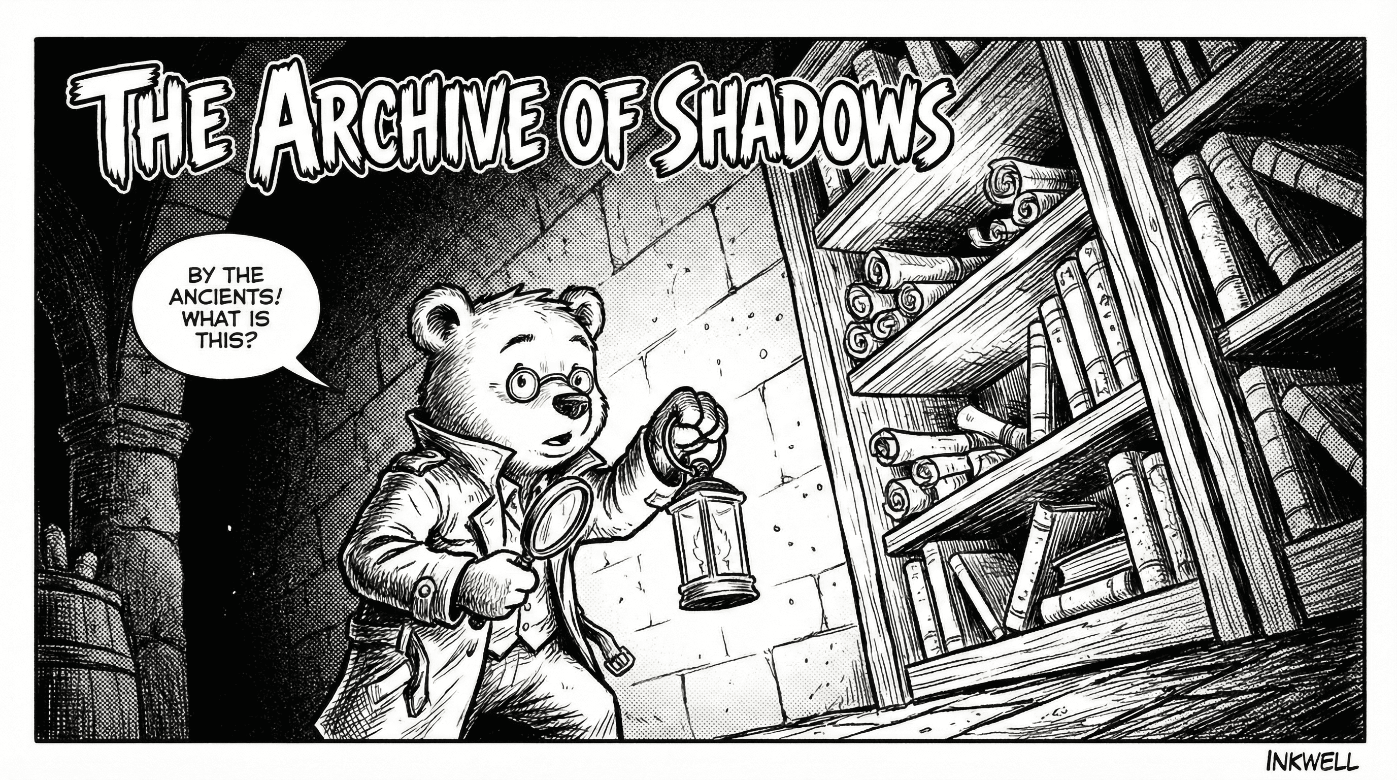 Manga IP Storyboard: Leo & Max Layout 265 (American Comic · Black & White)