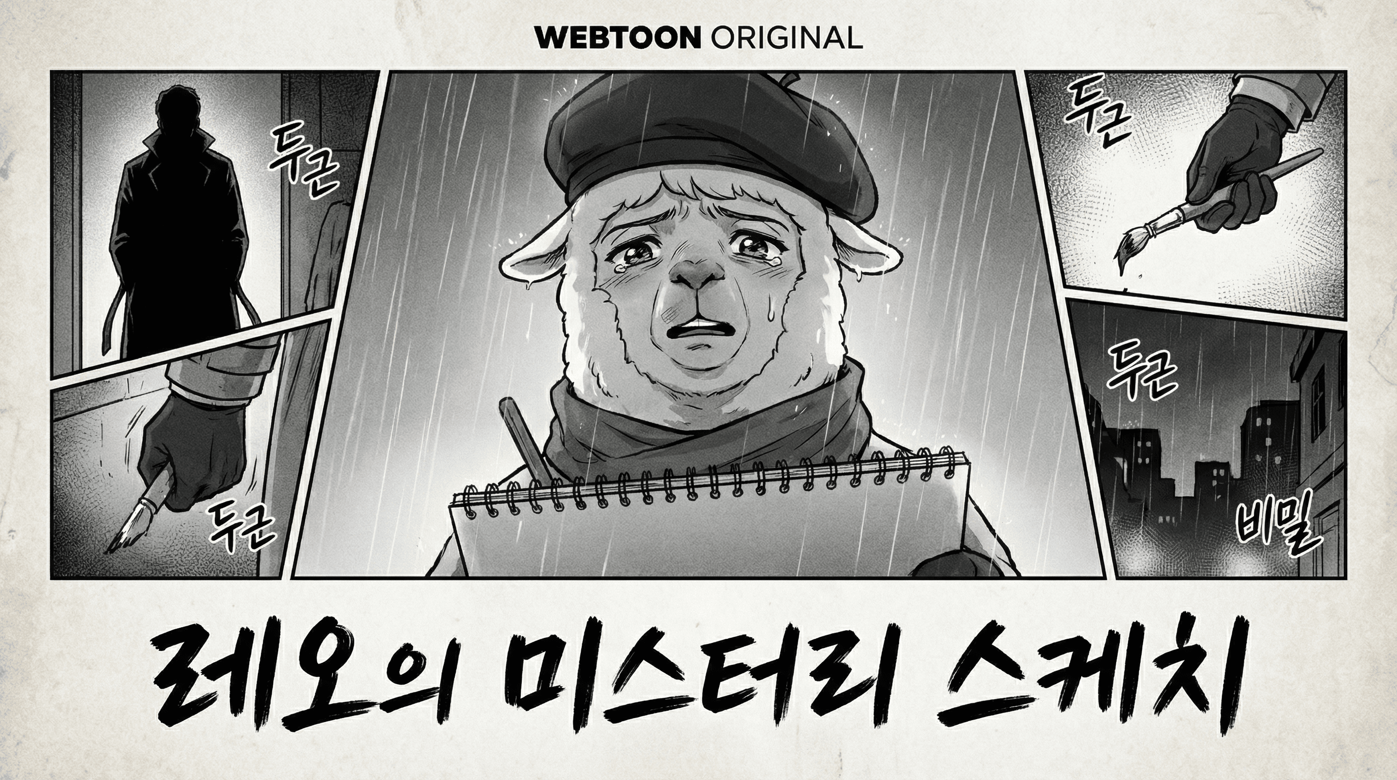 Manga IP Storyboard: Leo & Max Layout 267 (Korean Webtoon · Black & White)