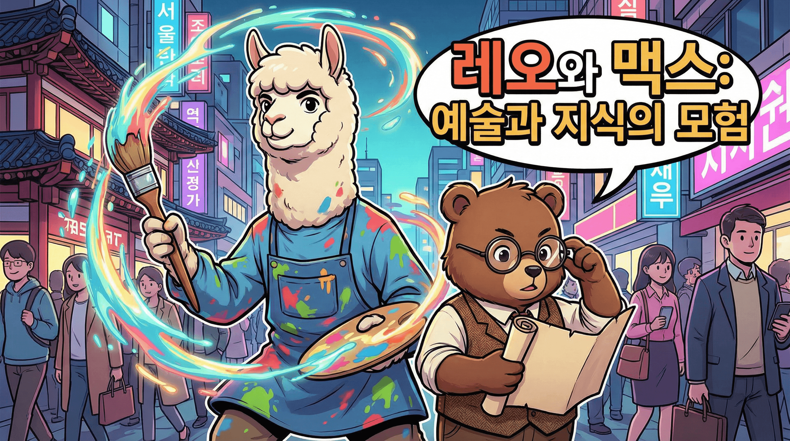 Manga IP Storyboard: Leo & Max Layout 270 (Korean Webtoon · Full Color)