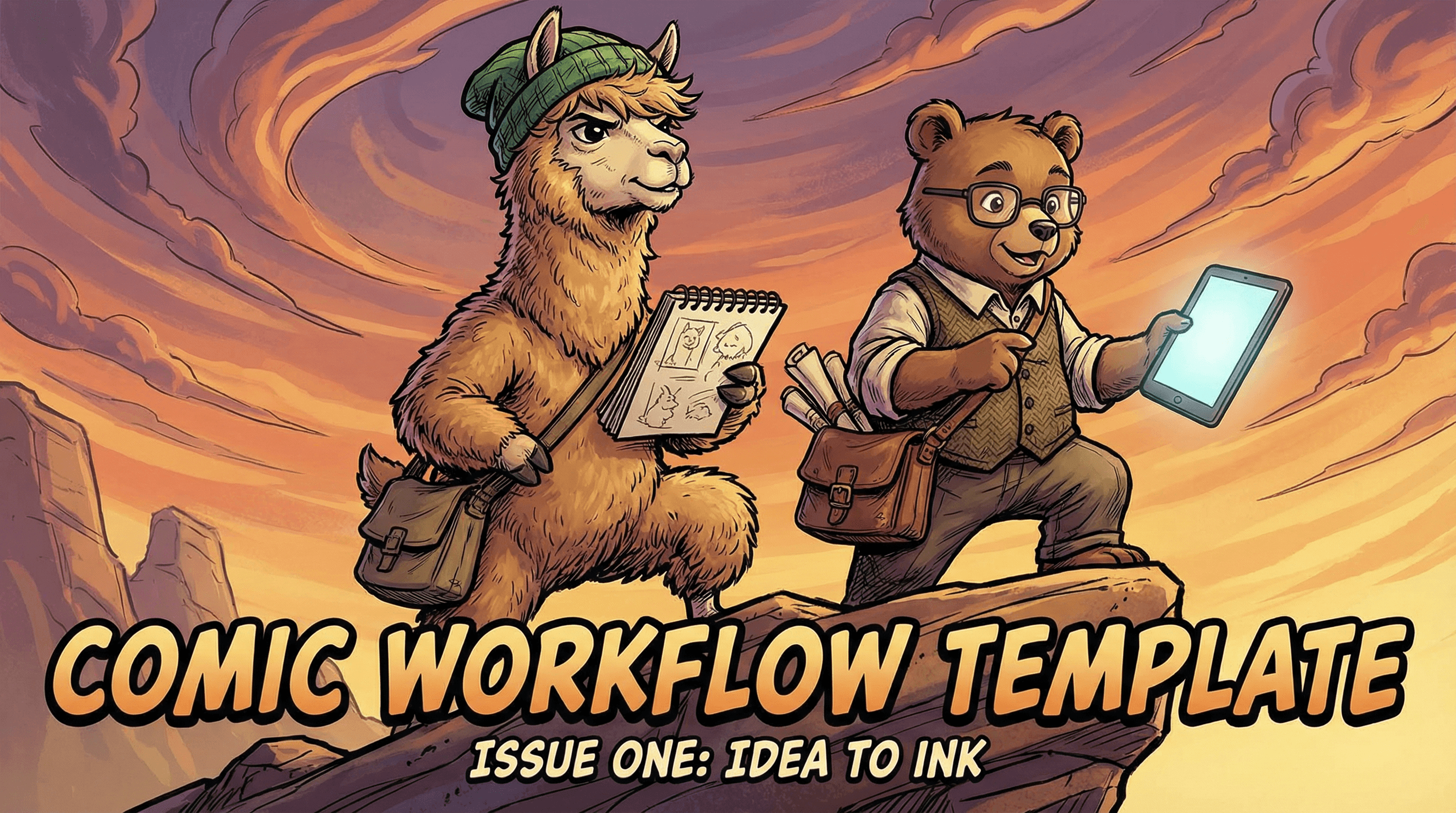 Manga IP Storyboard: Leo & Max Layout 280 (American Comic · Full Color)