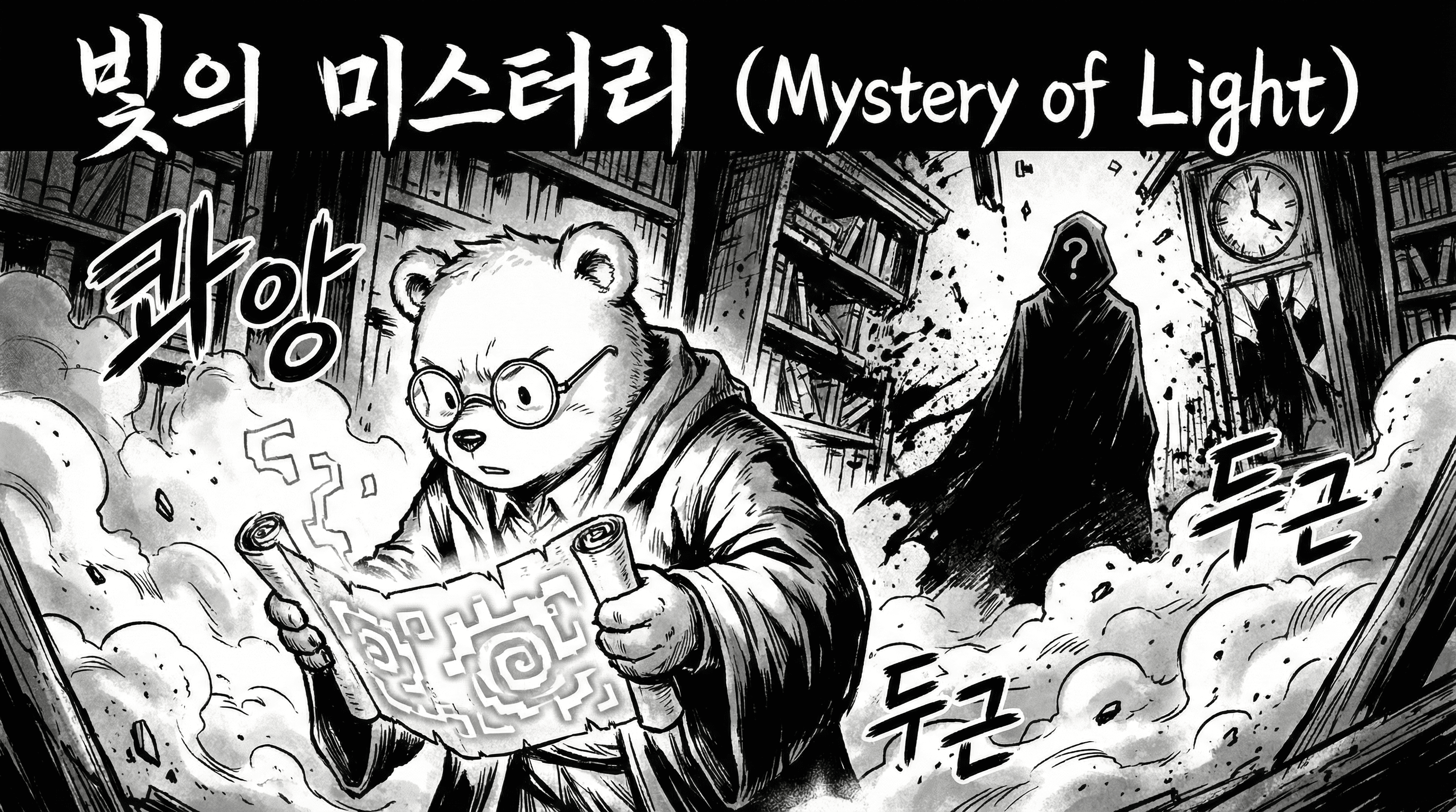 Manga IP Storyboard: Leo & Max Layout 289 (Korean Webtoon · Black & White)