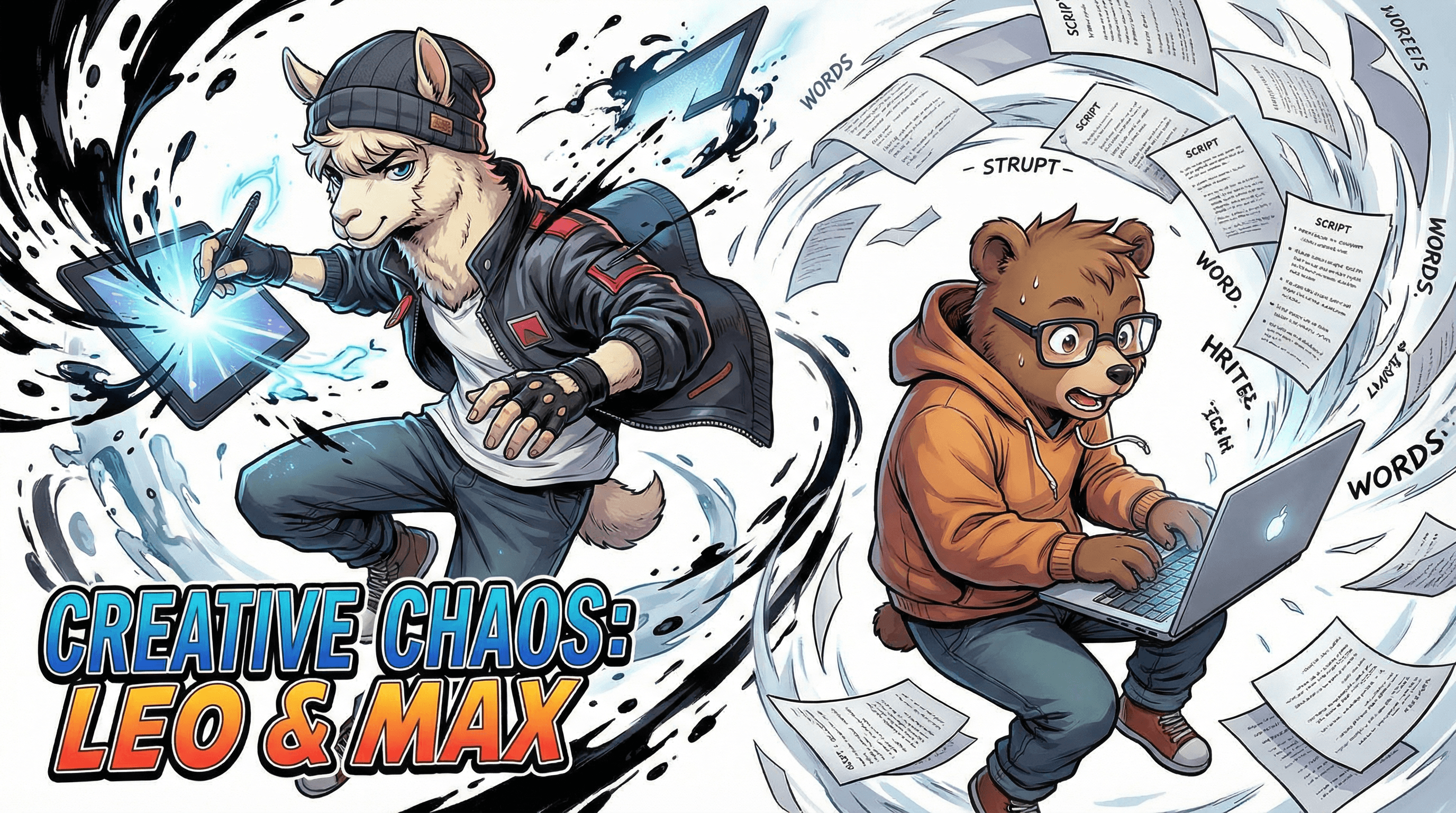 Manga IP Storyboard: Leo & Max Layout 293 (Japanese Manga · Full Color)