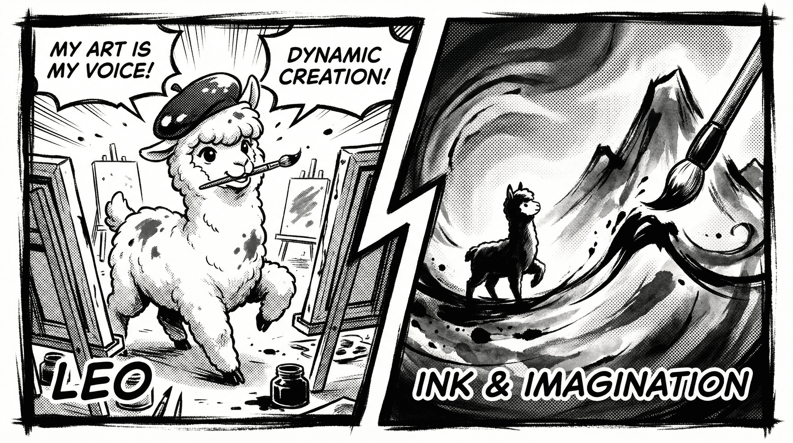 Manga IP Storyboard: Leo & Max Layout 295 (Japanese Manga · Black & White)
