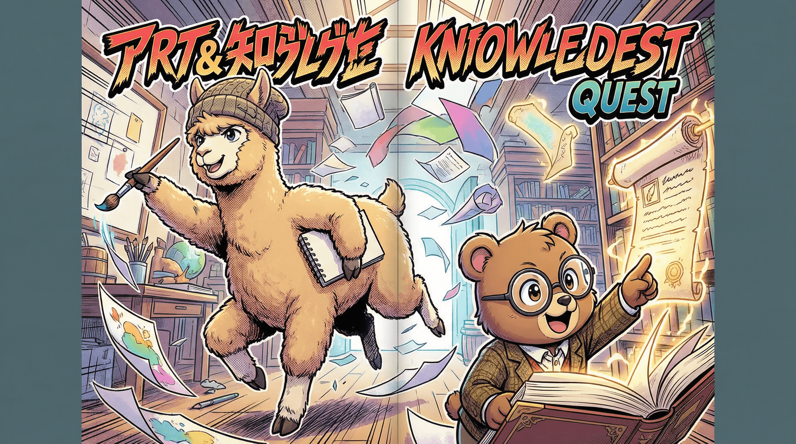 Manga IP Storyboard: Leo & Max Layout 301 (Japanese Manga · Full Color)