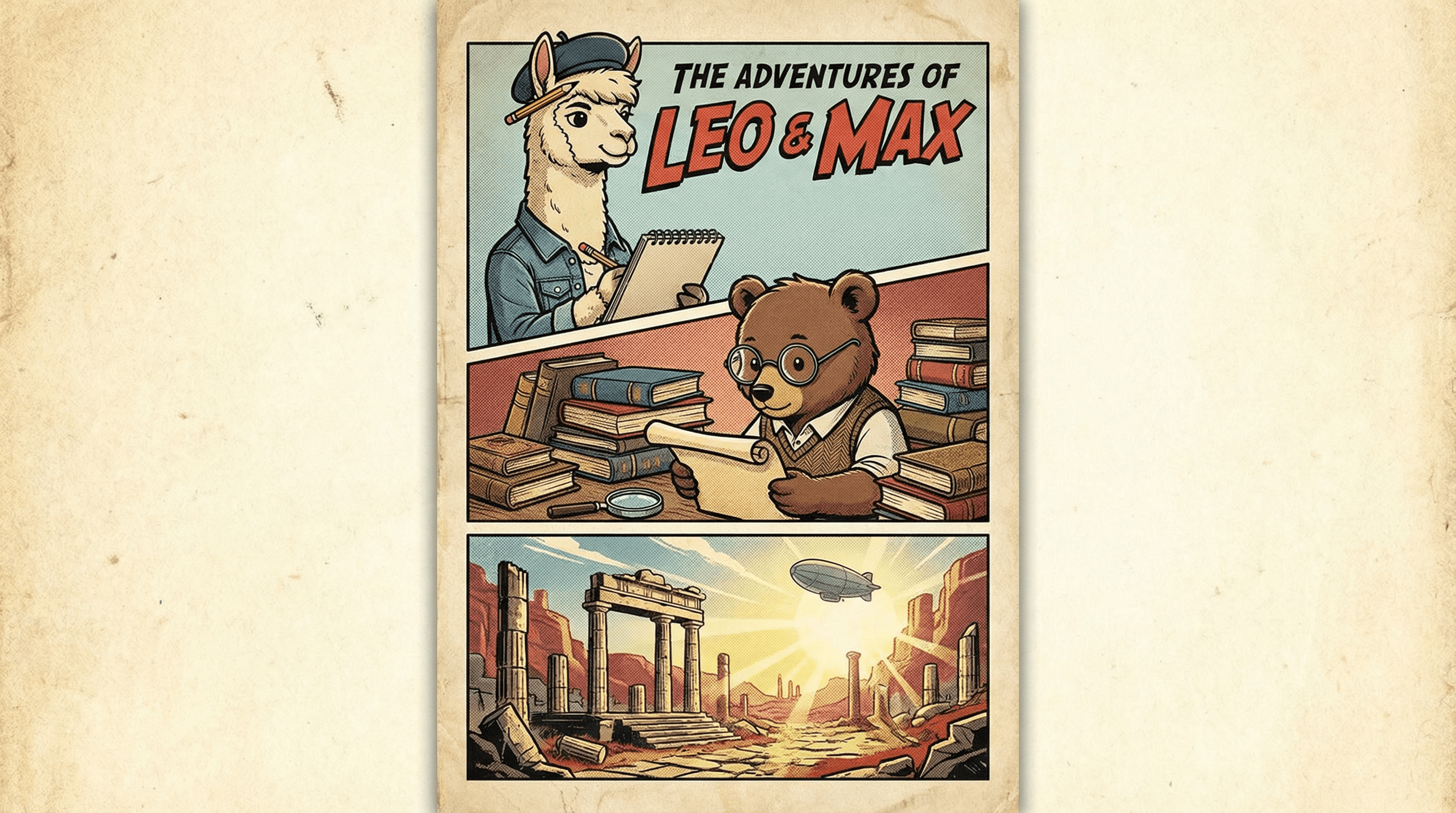 Manga IP Storyboard: Leo & Max Layout 314 (American Comic · Full Color)