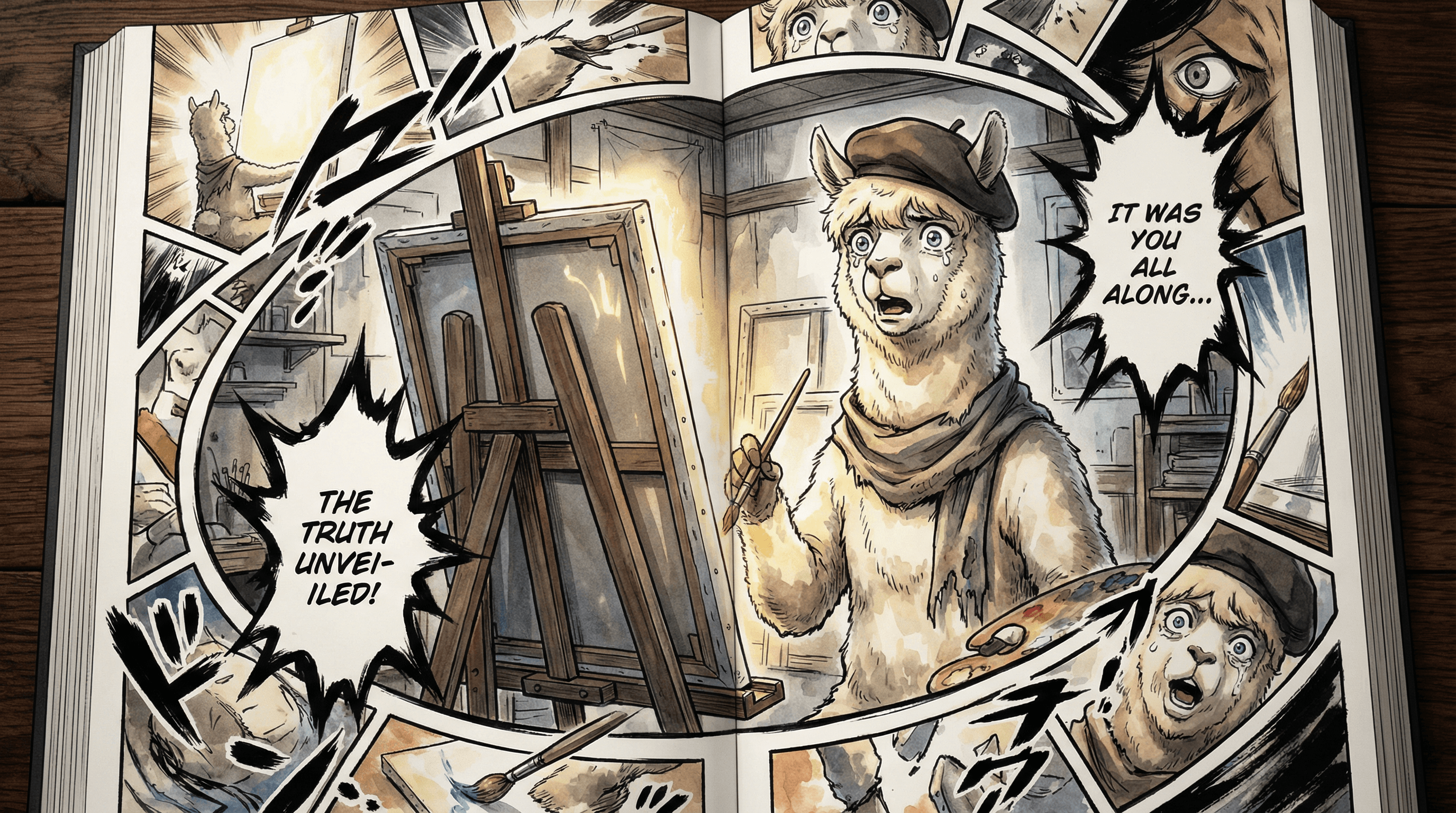 Manga IP Storyboard: Leo & Max Layout 36 (Japanese Manga · Full Color)