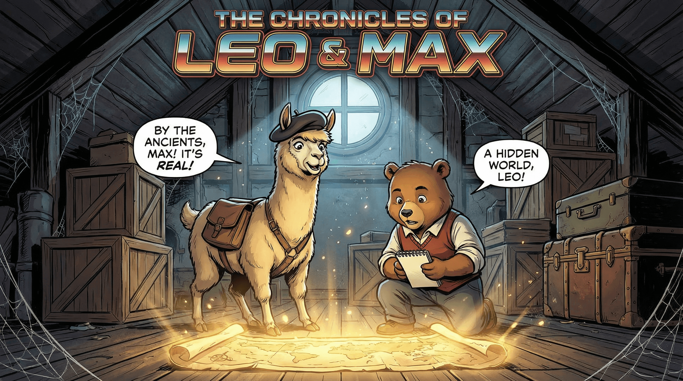 Manga IP Storyboard: Leo & Max Layout 45 (American Comic · Full Color)