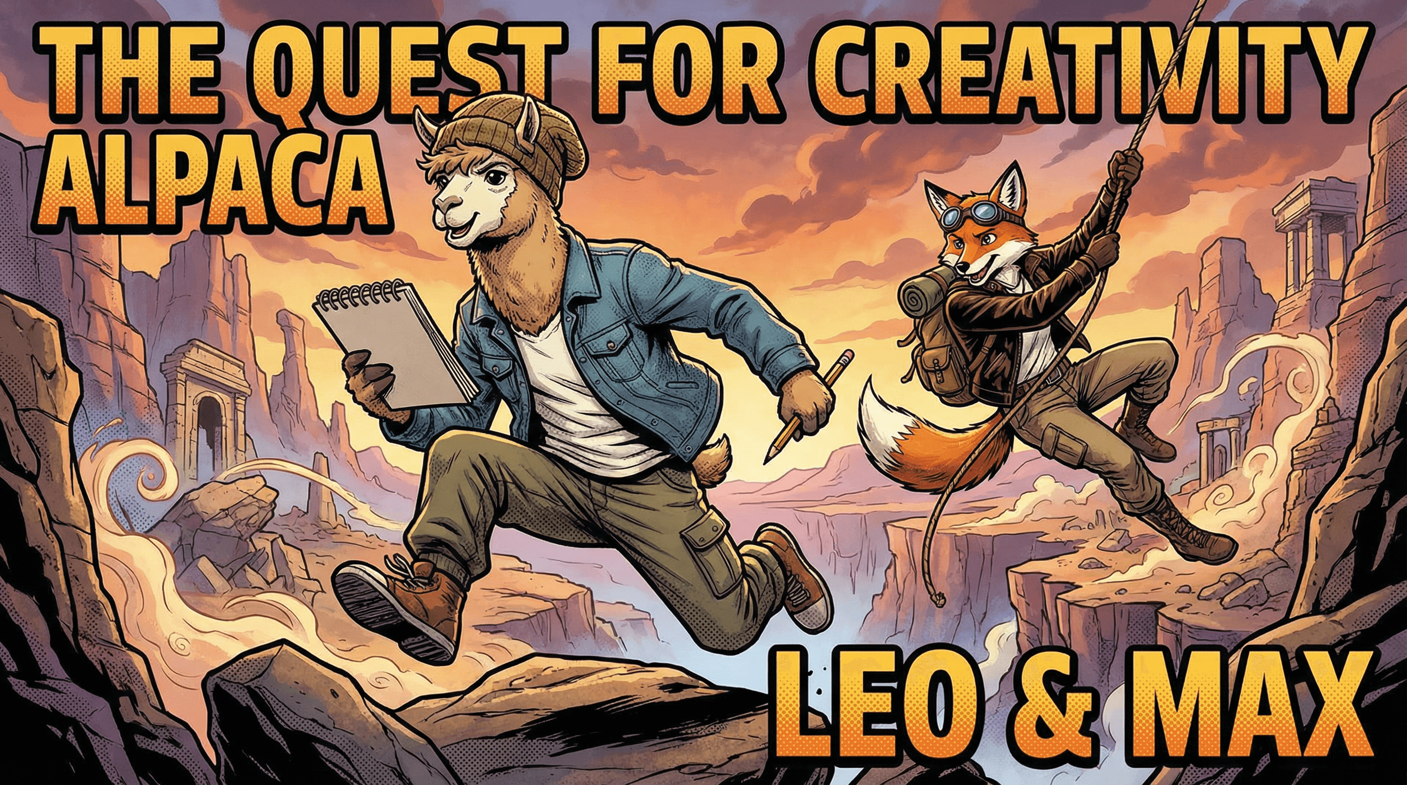 Manga IP Storyboard: Leo & Max Layout 47 (American Comic · Full Color)