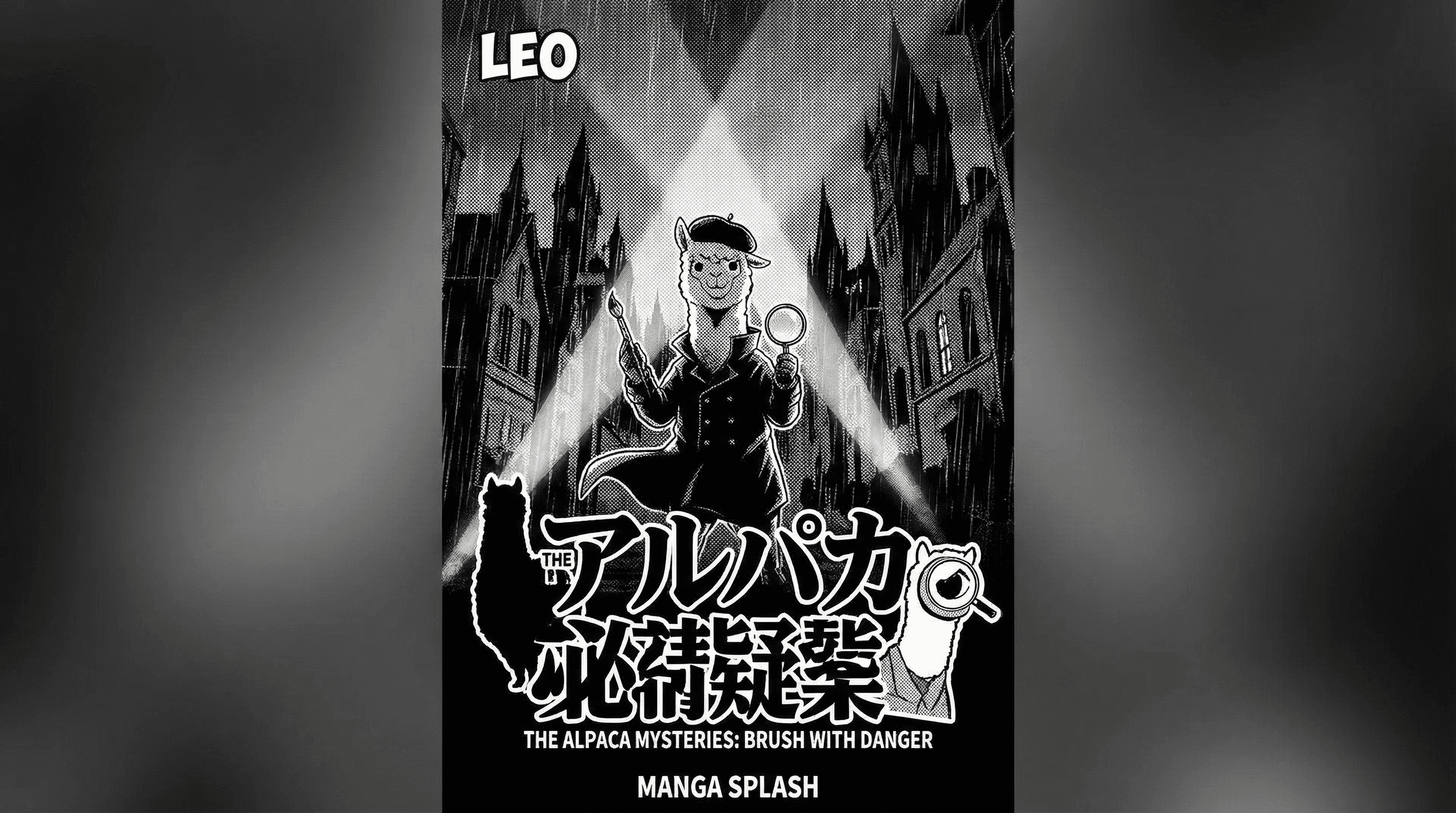 Manga IP Storyboard: Leo & Max Layout 49 (Japanese Manga · Black & White)