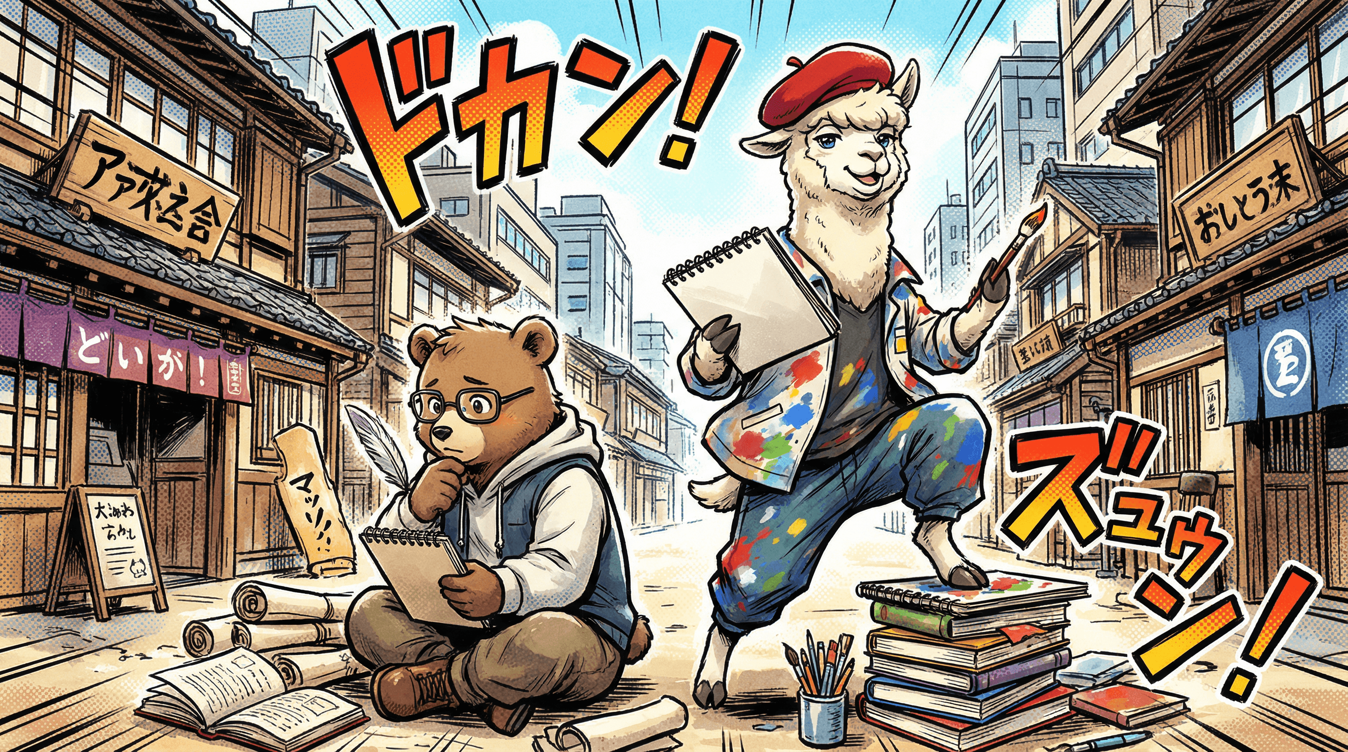 Manga IP Storyboard: Leo & Max Layout 5 (Japanese Manga · Full Color)