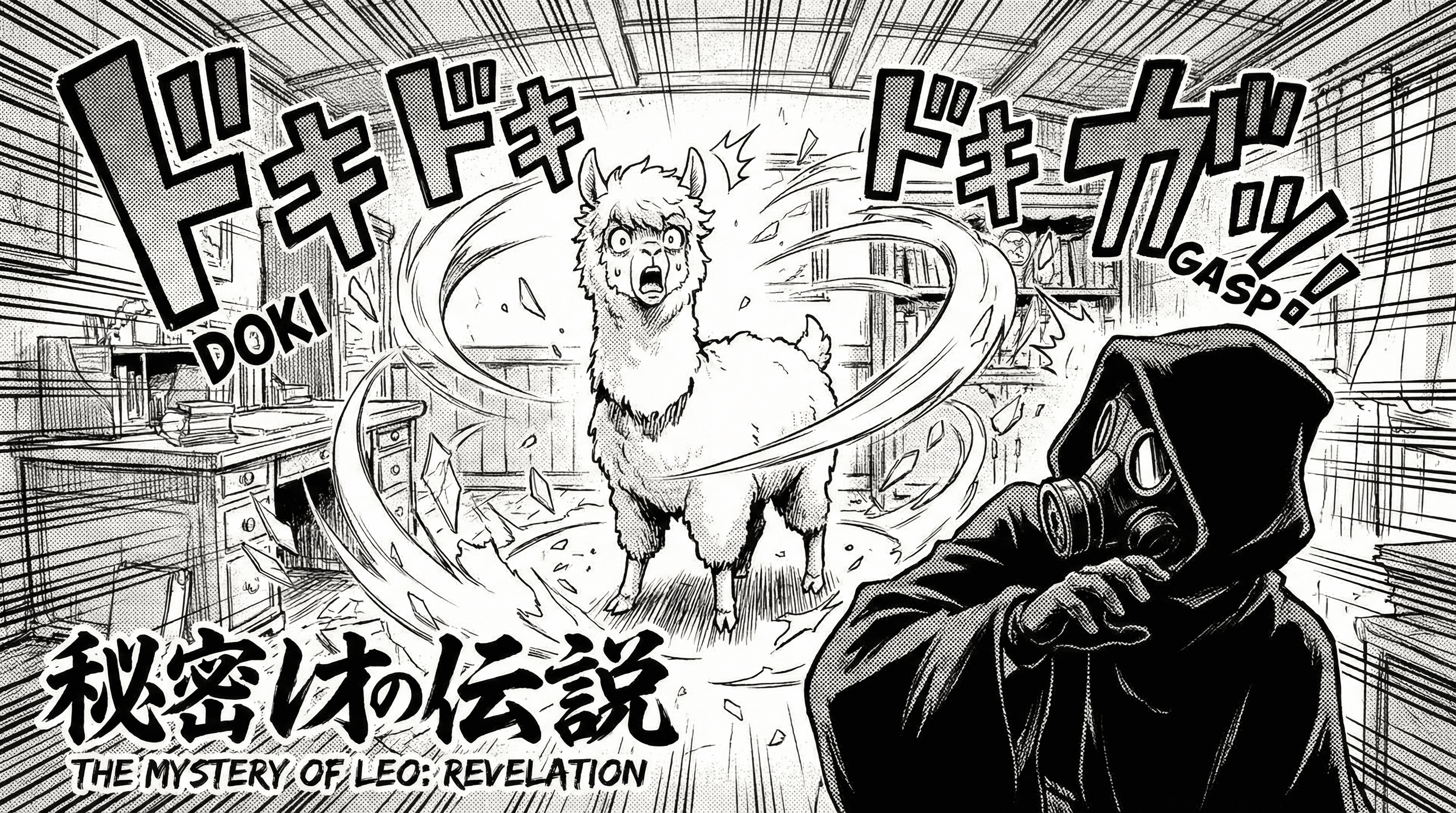Manga IP Storyboard: Leo & Max Layout 56 (Japanese Manga · Black & White)