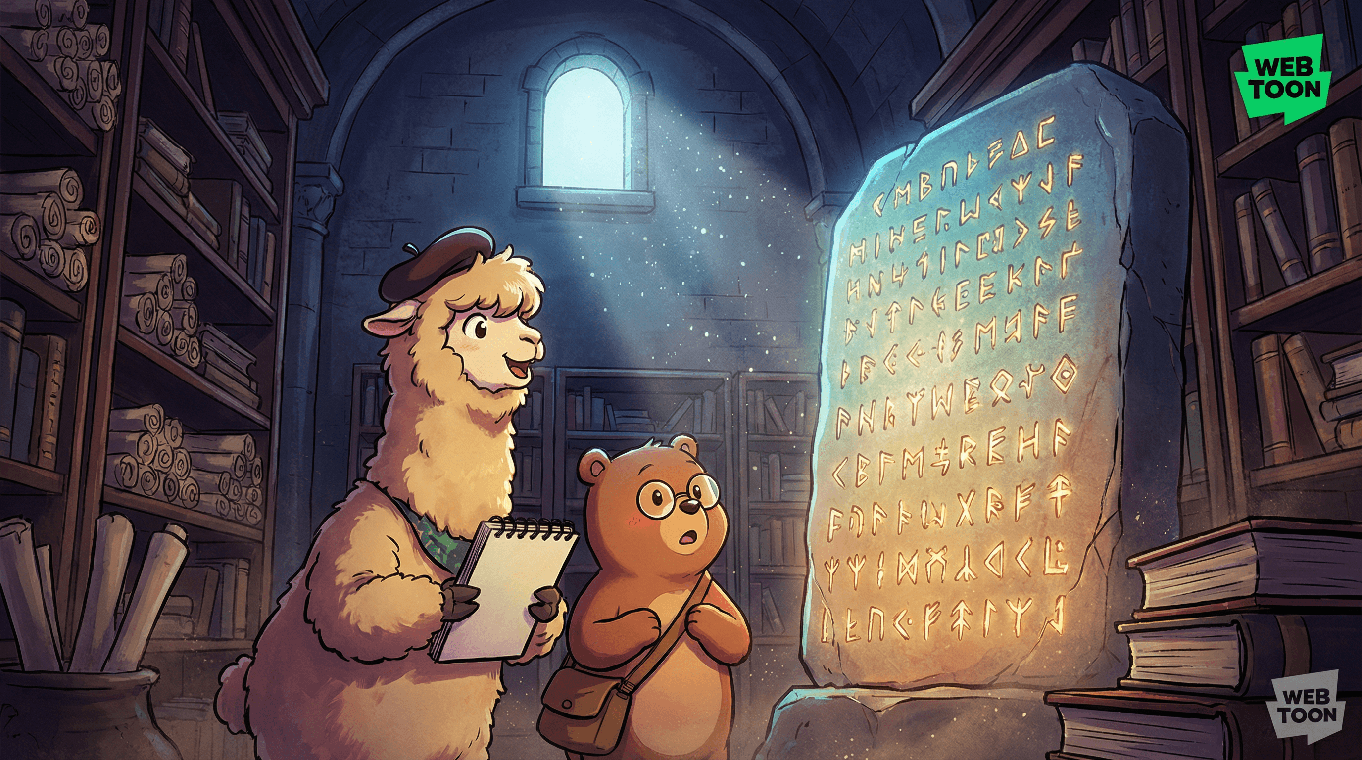 Manga IP Storyboard: Leo & Max Layout 64 (Korean Webtoon · Full Color)