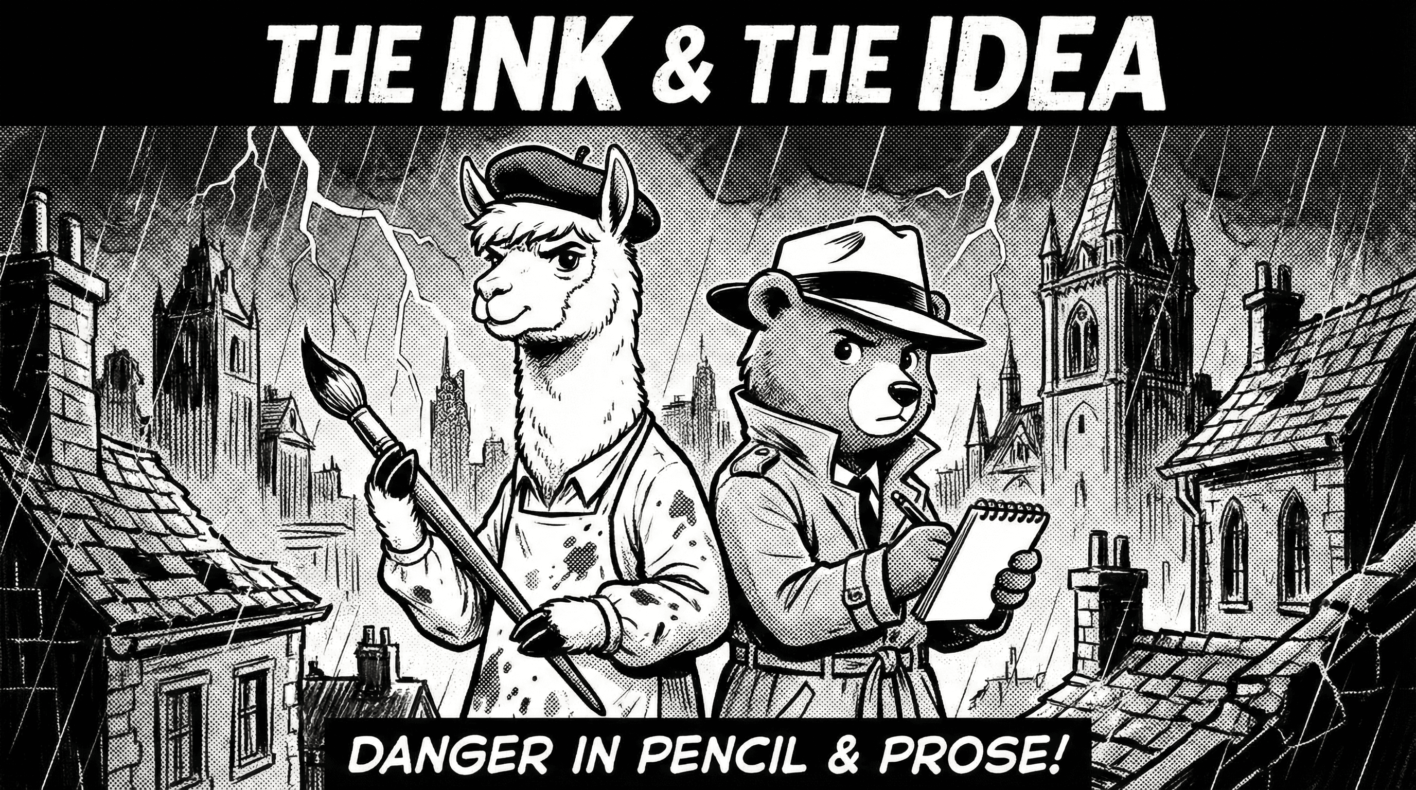 Manga IP Storyboard: Leo & Max Layout 70 (American Comic · Black & White)