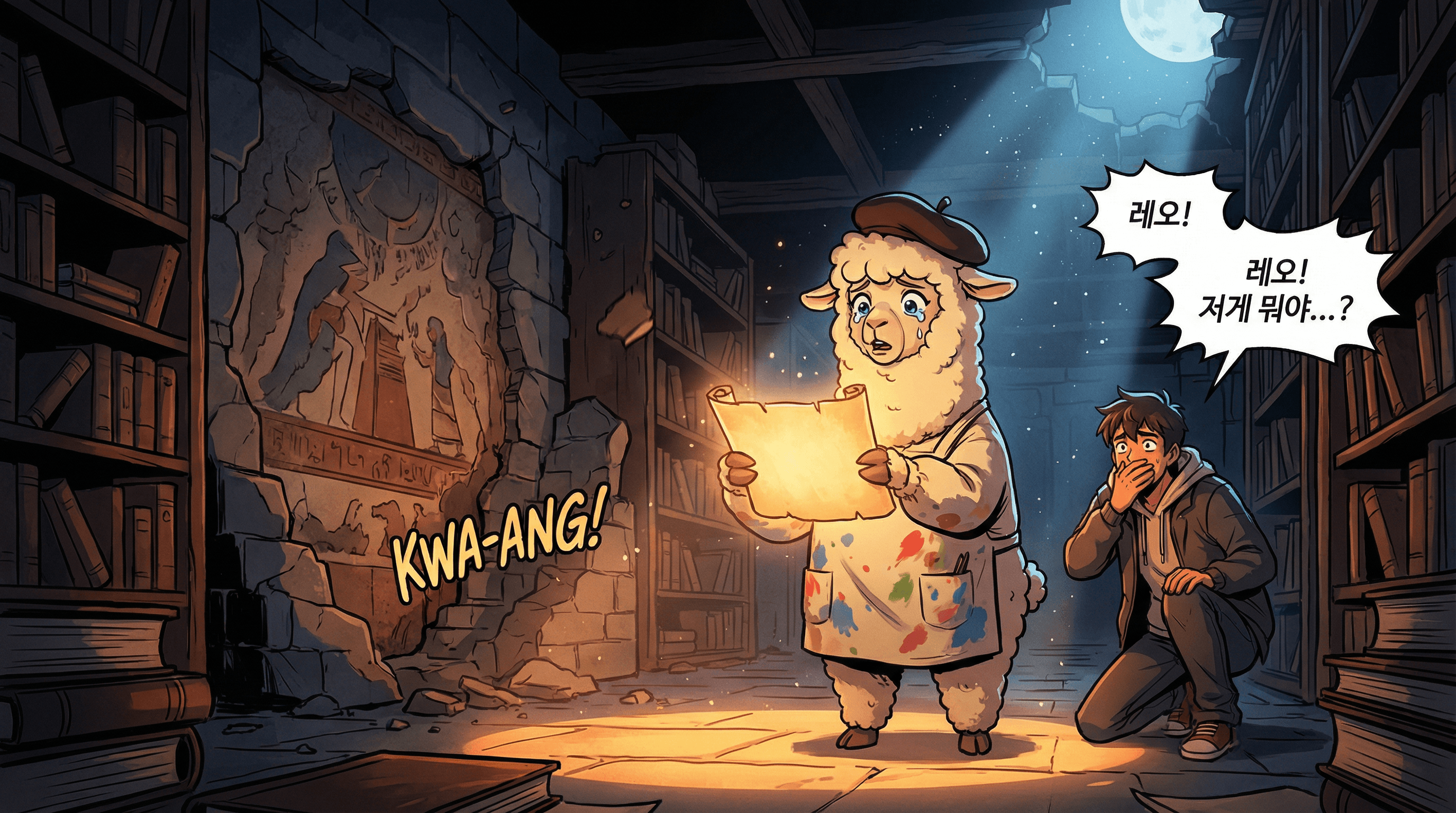 Manga IP Storyboard: Leo & Max Layout 71 (Korean Webtoon · Full Color)